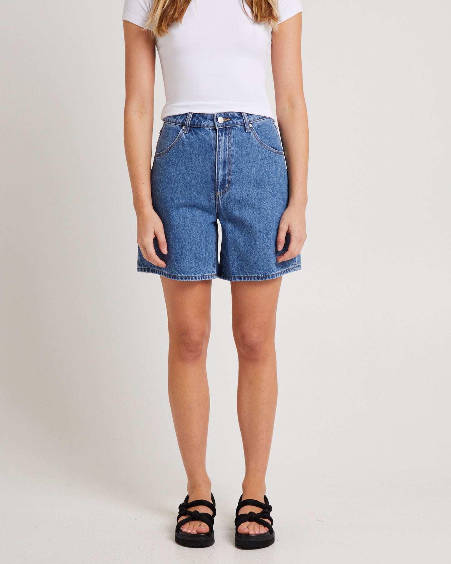Super Mirage Denim Shorts Evie