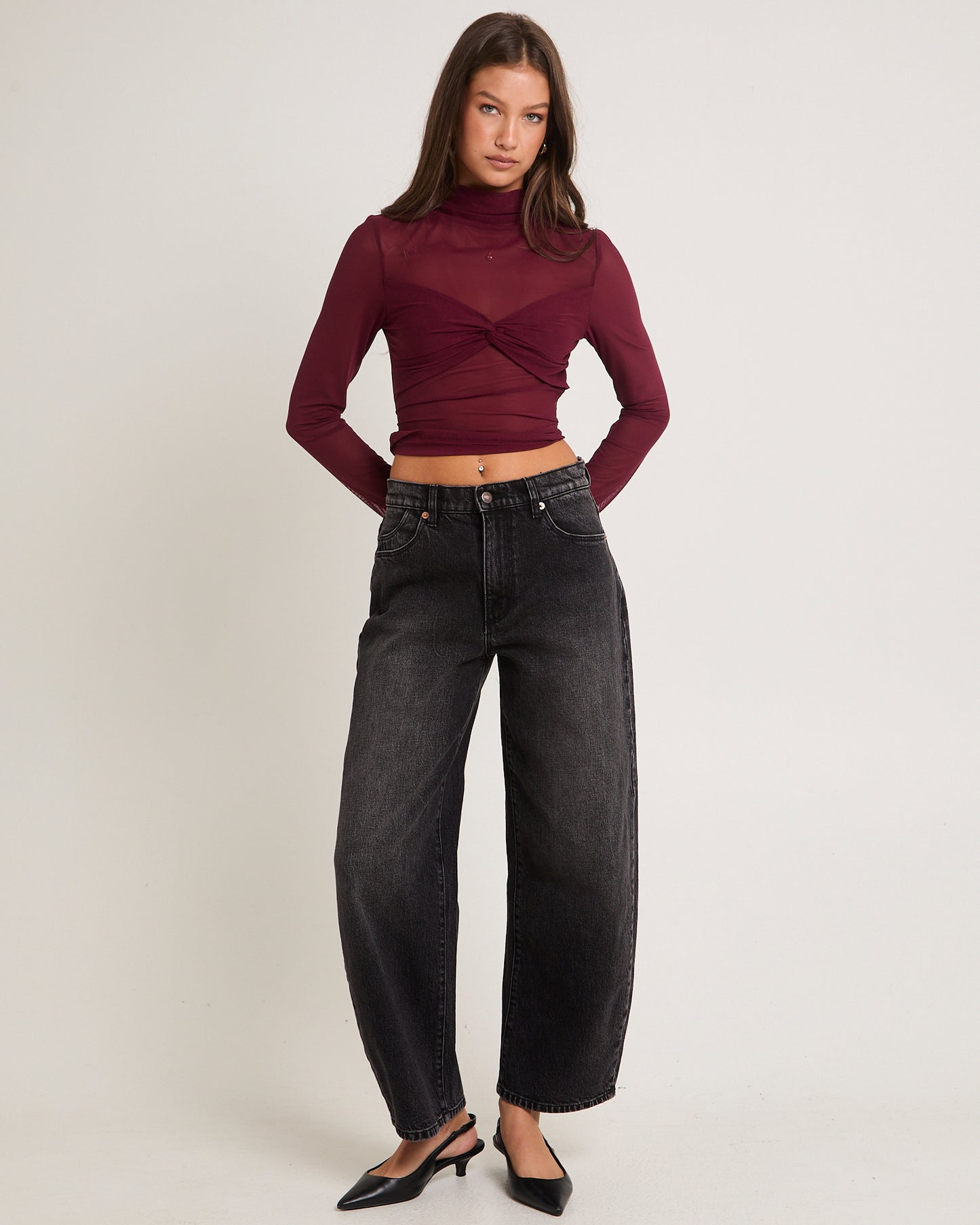 Gigi Barrel Denim Jeans