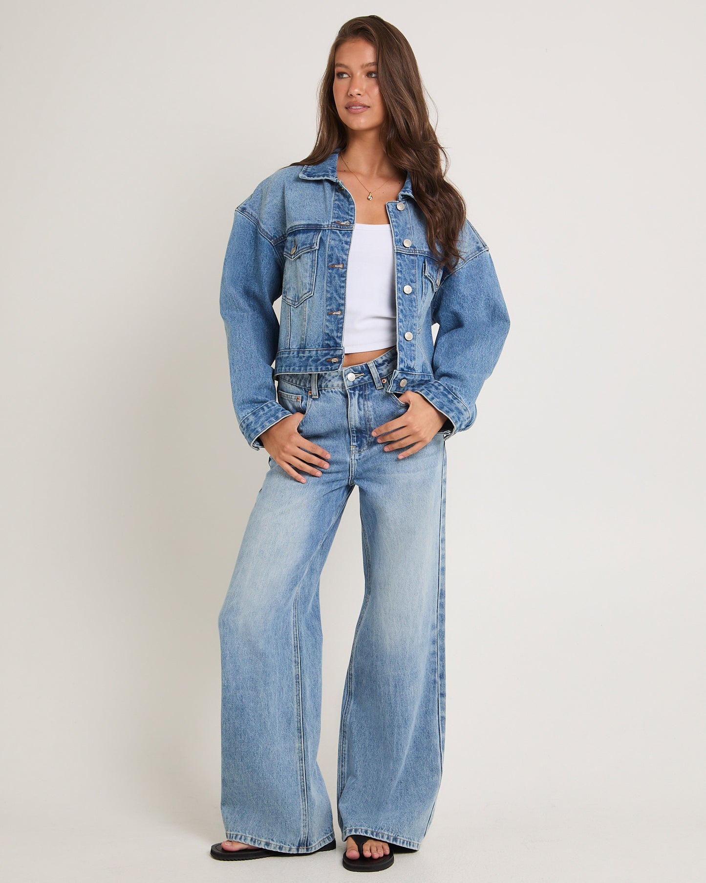Wren High & Wide Denim Jeans