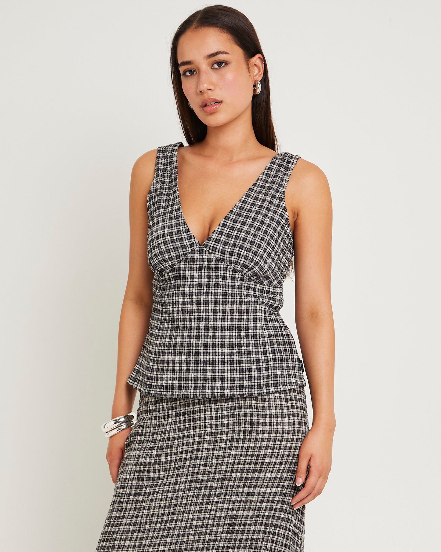 Asta Seersucker Top