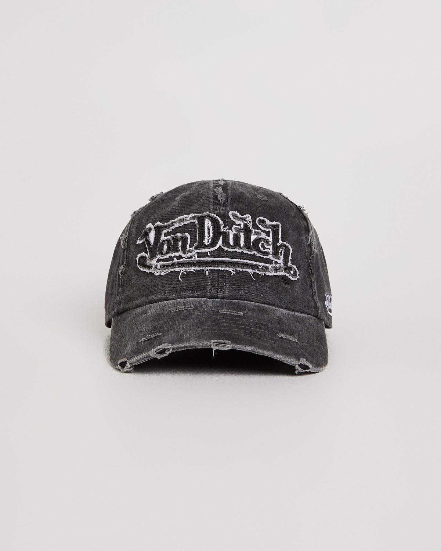 Destroyed Twill Logo Dad Cap