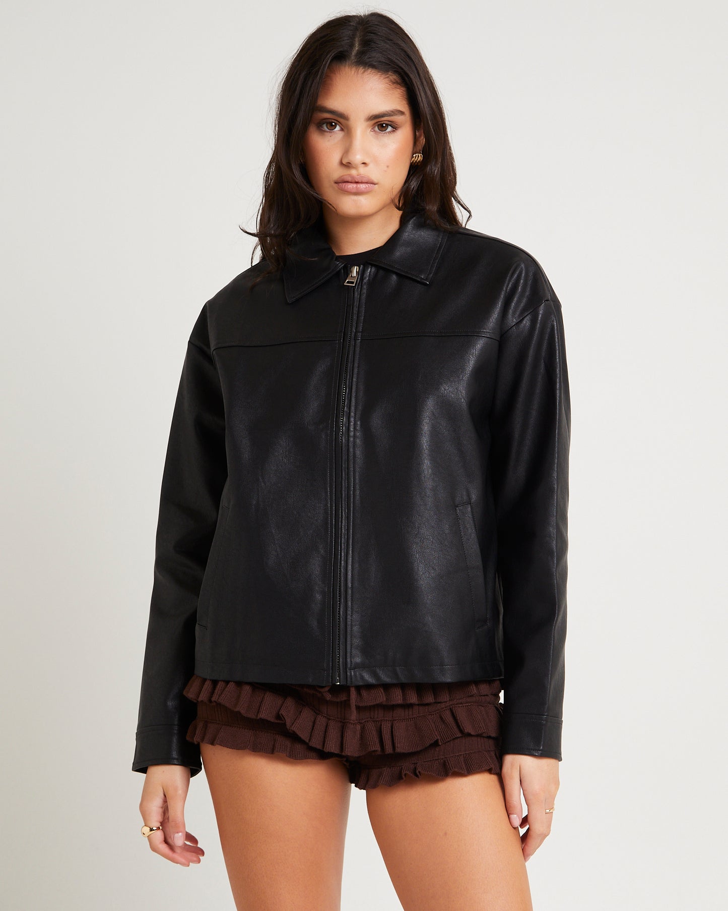 Clara Clean PU Jacket