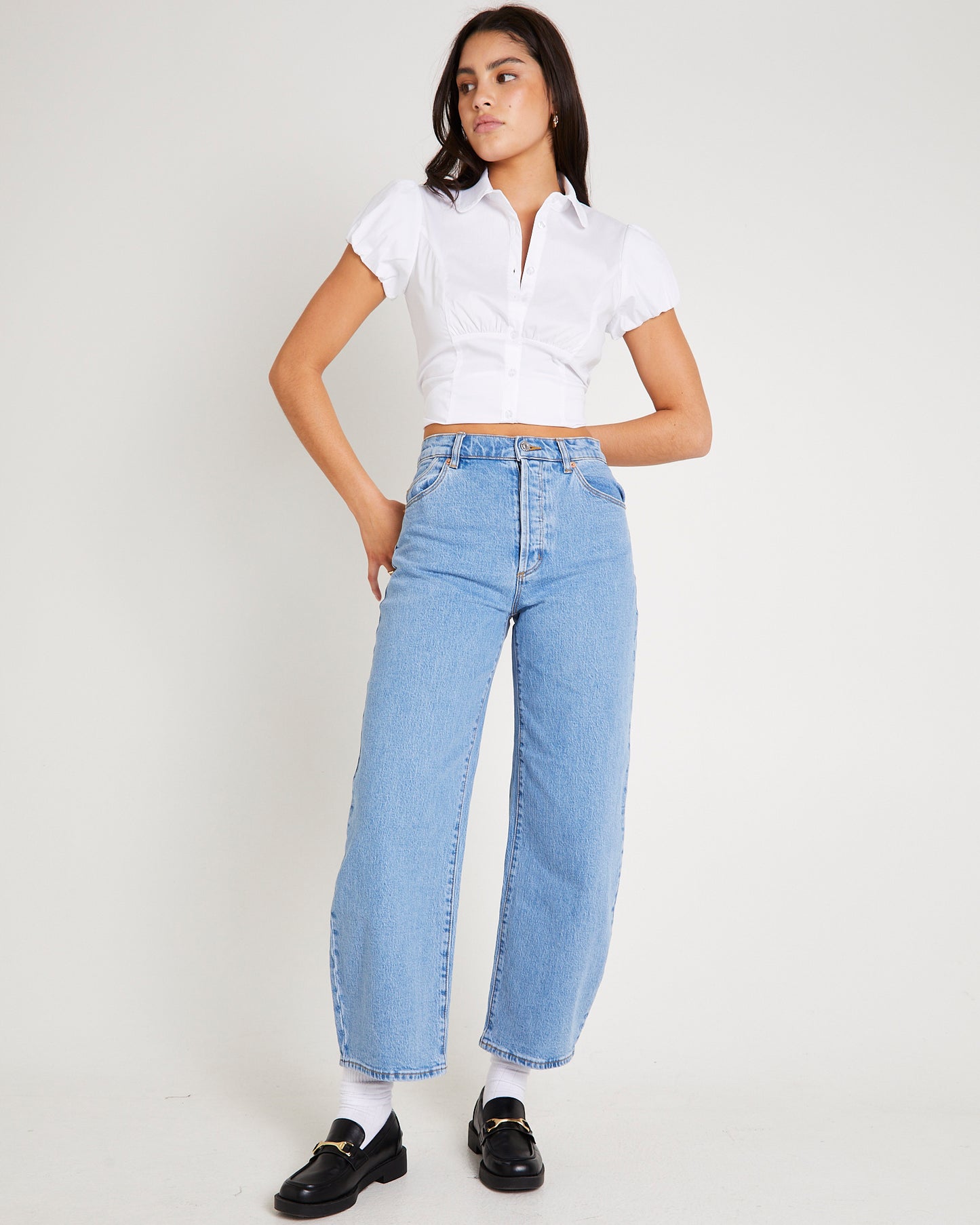 Gigi Barrel Denim Jeans