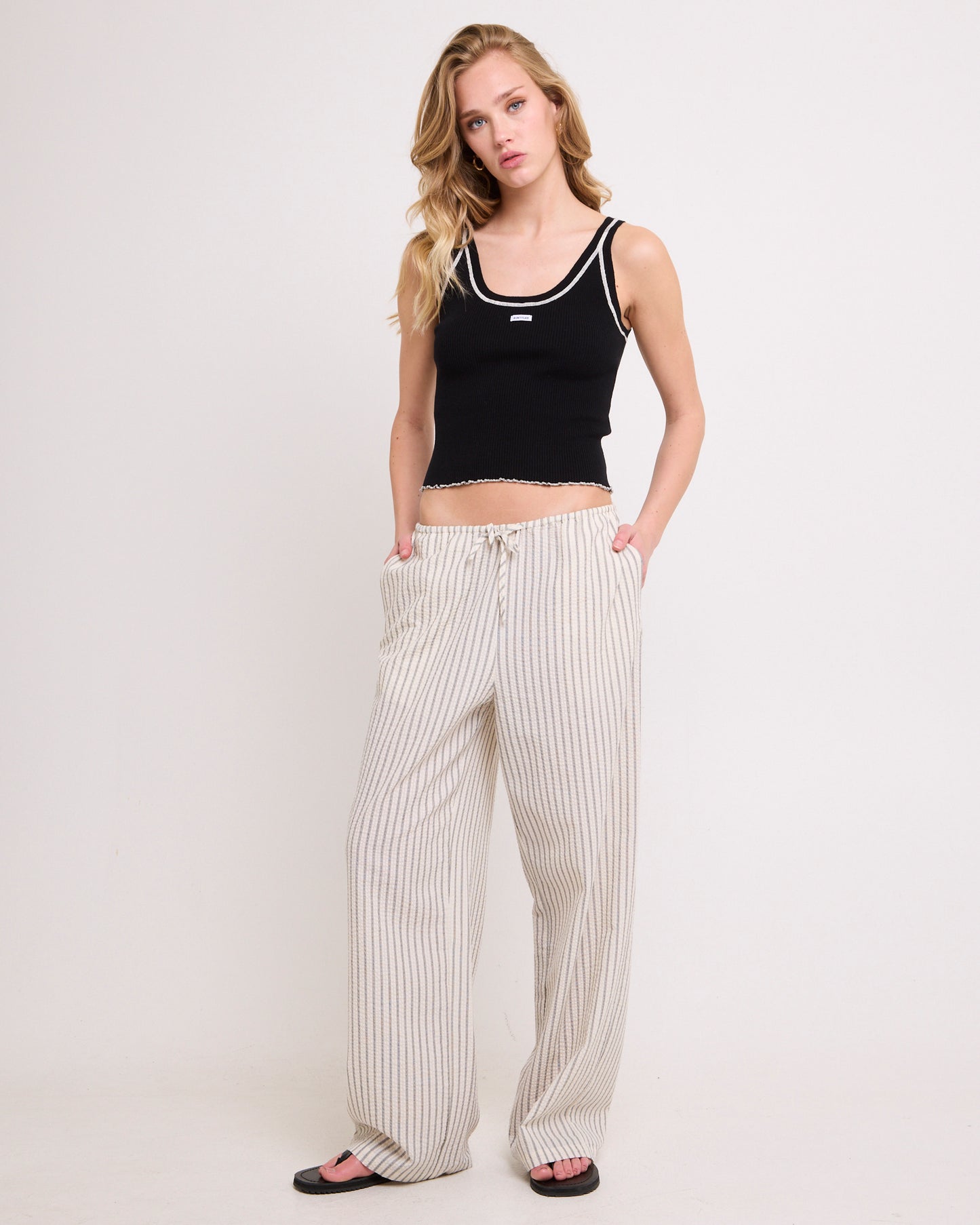 Morgan Stripe Pants
