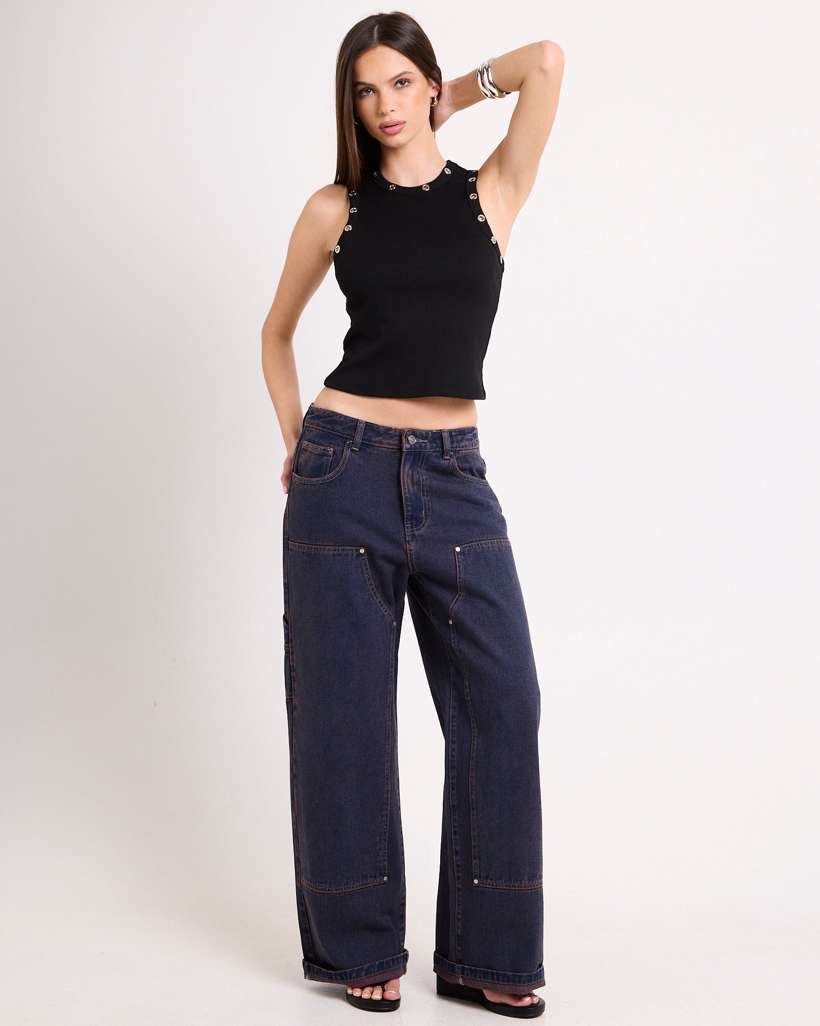 Baggy Double Knee Carpenter Denim Jeans – General Pants Co