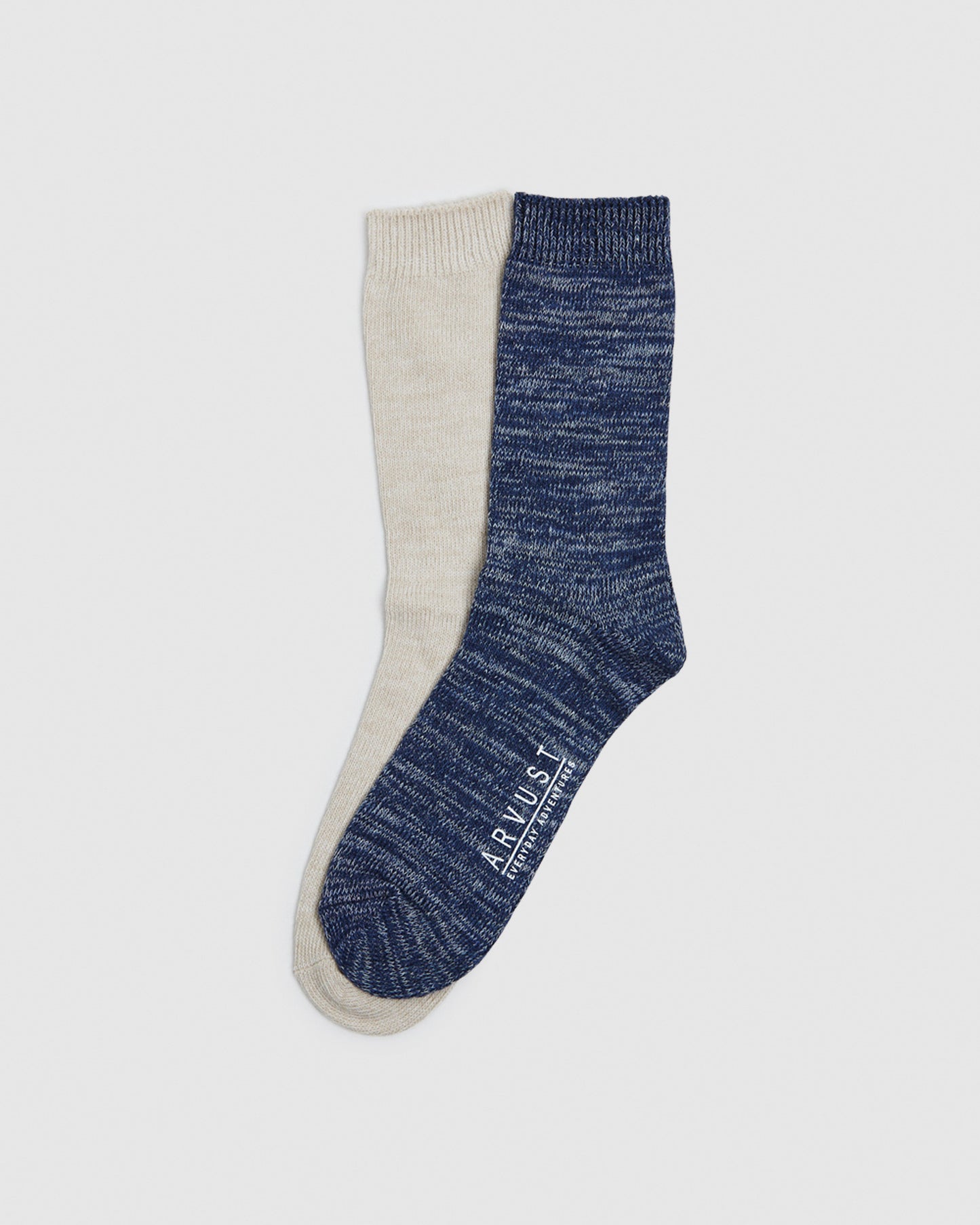 Grannis Space Socks 2 Pack Grey/Blue