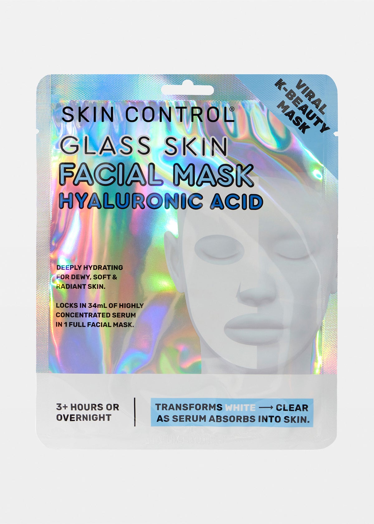Skin Control Glass Skin Face Mask Hyaluronic Acid