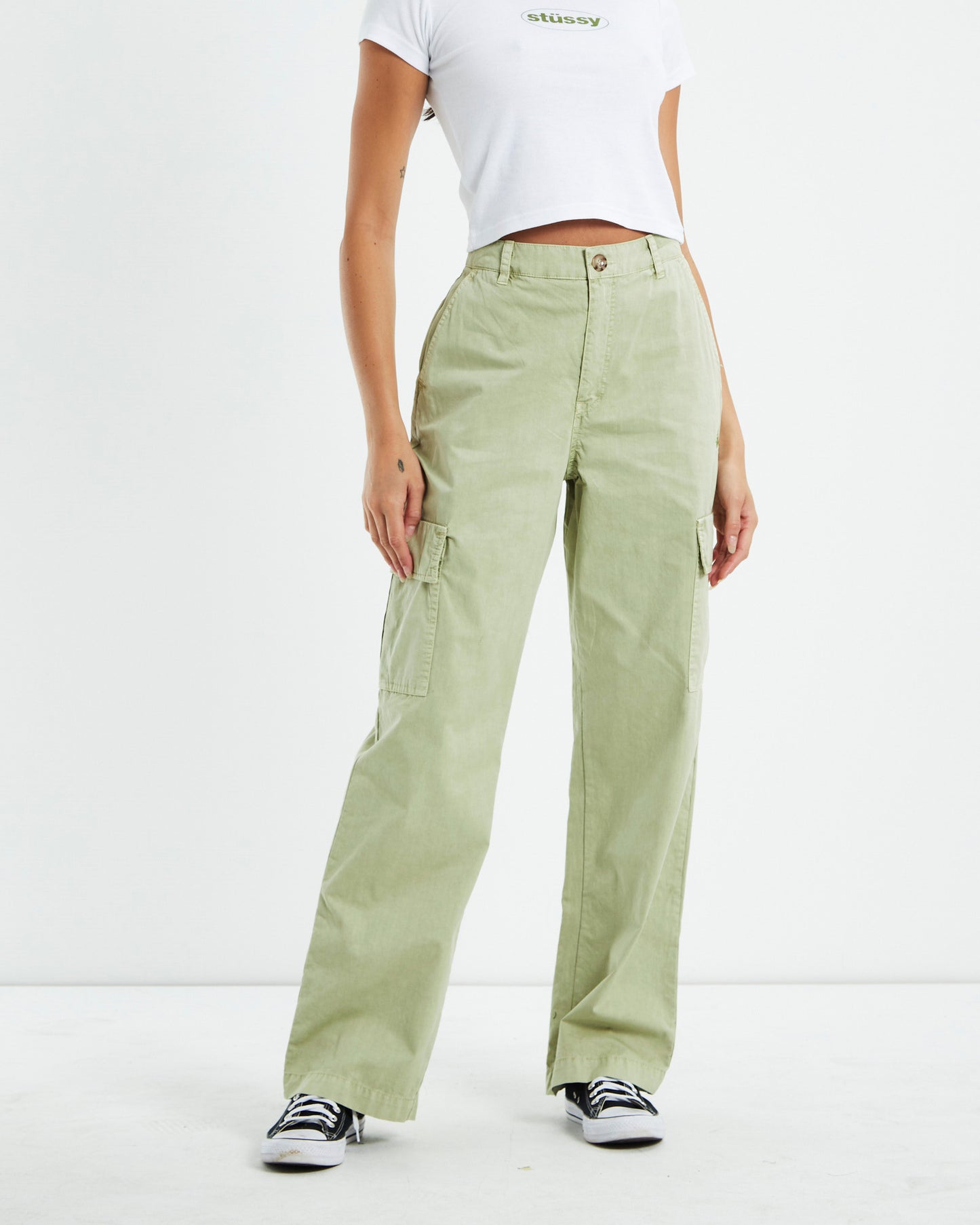 Frankie Cargo Pants Moss Green