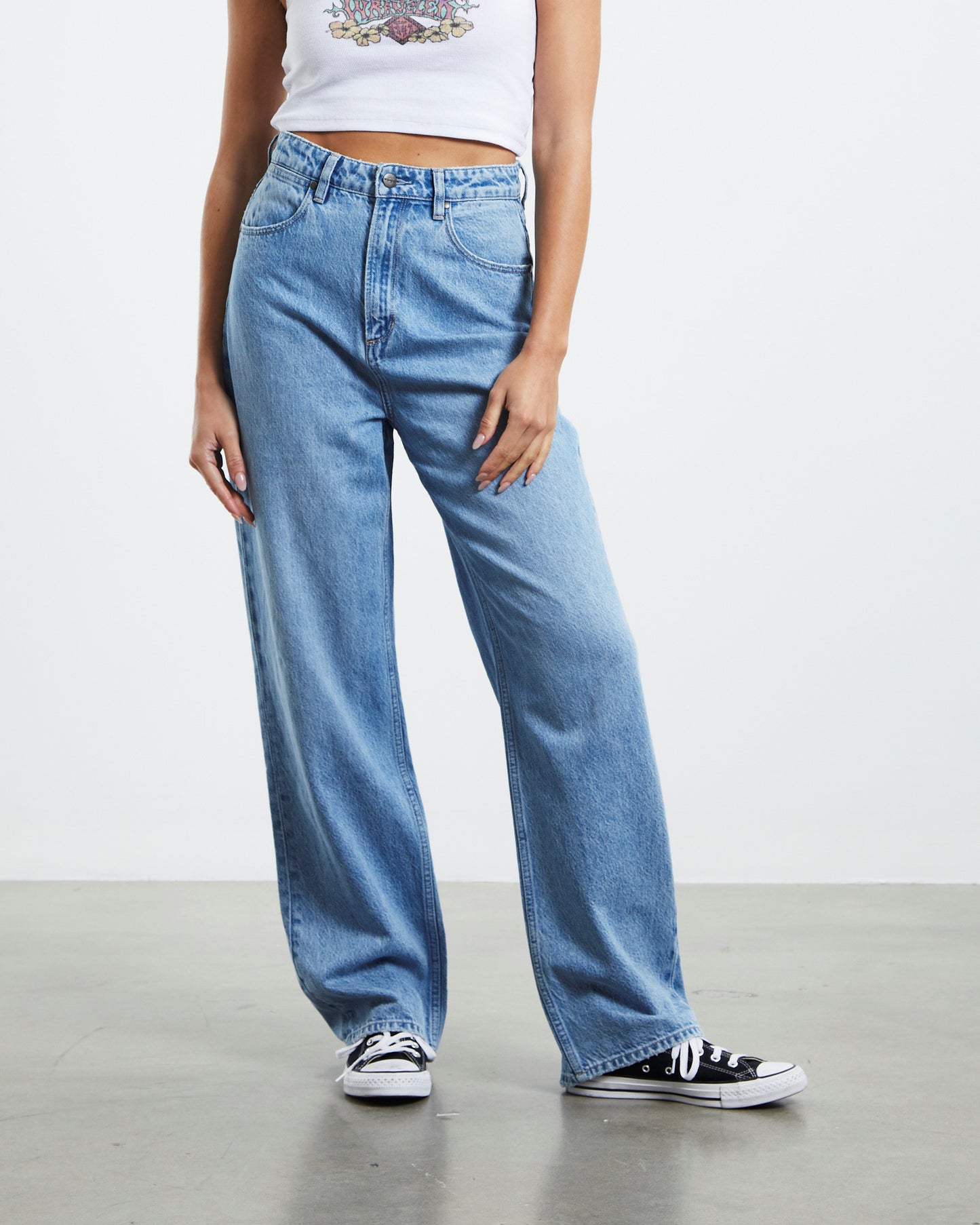 Bella Baggy Jeans Navigate Blue