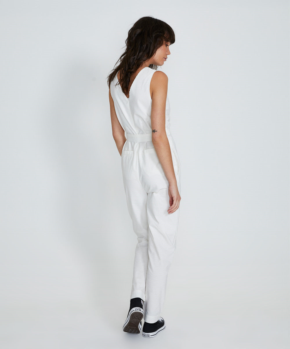 Dylan Onepiece Jumpsuit White