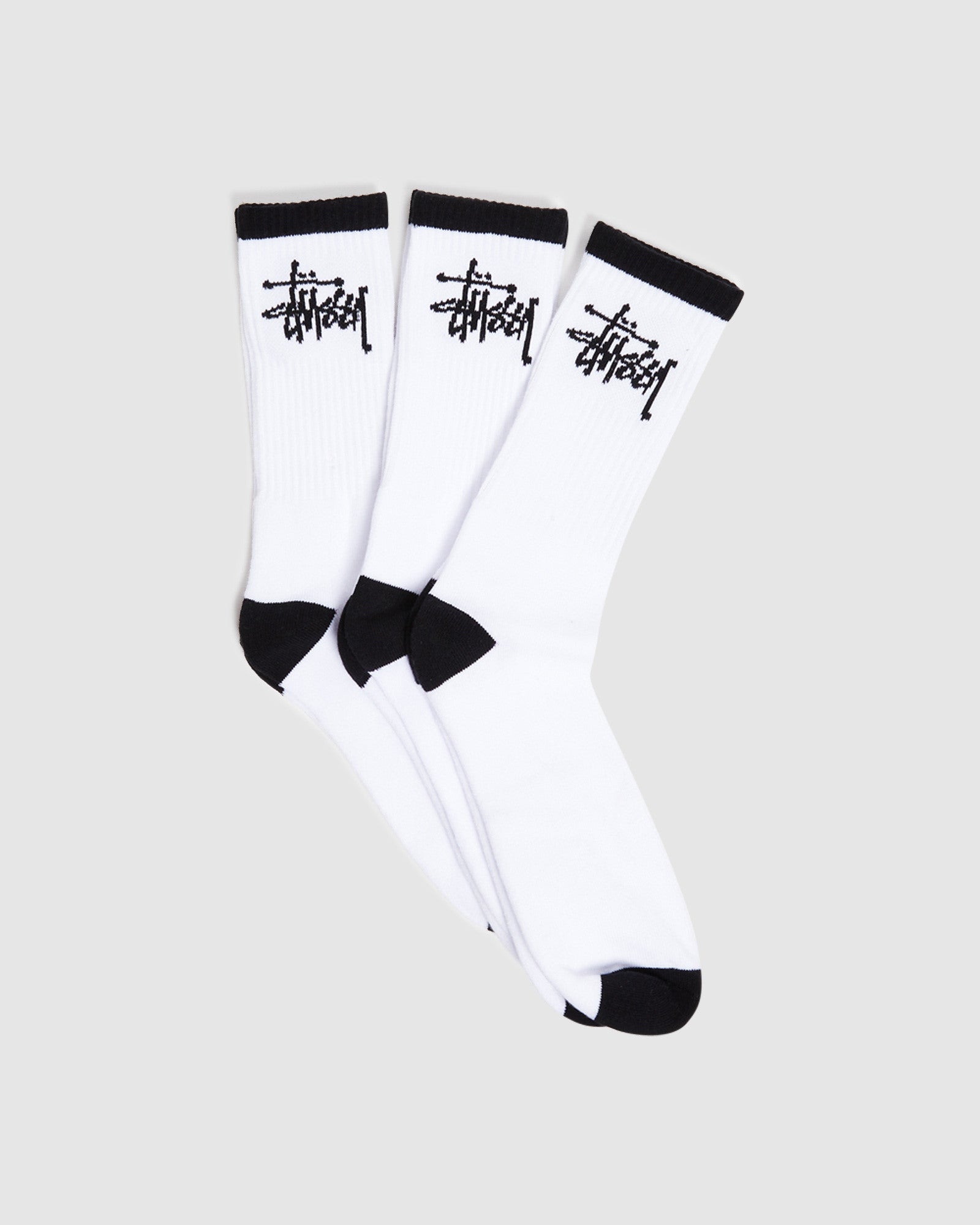 【STUSSY】Graffiti Crew Socks 3packs ロゴ入り3パックの靴下 Graffiti Crew Socks 3 Pack – General Pants Co.
