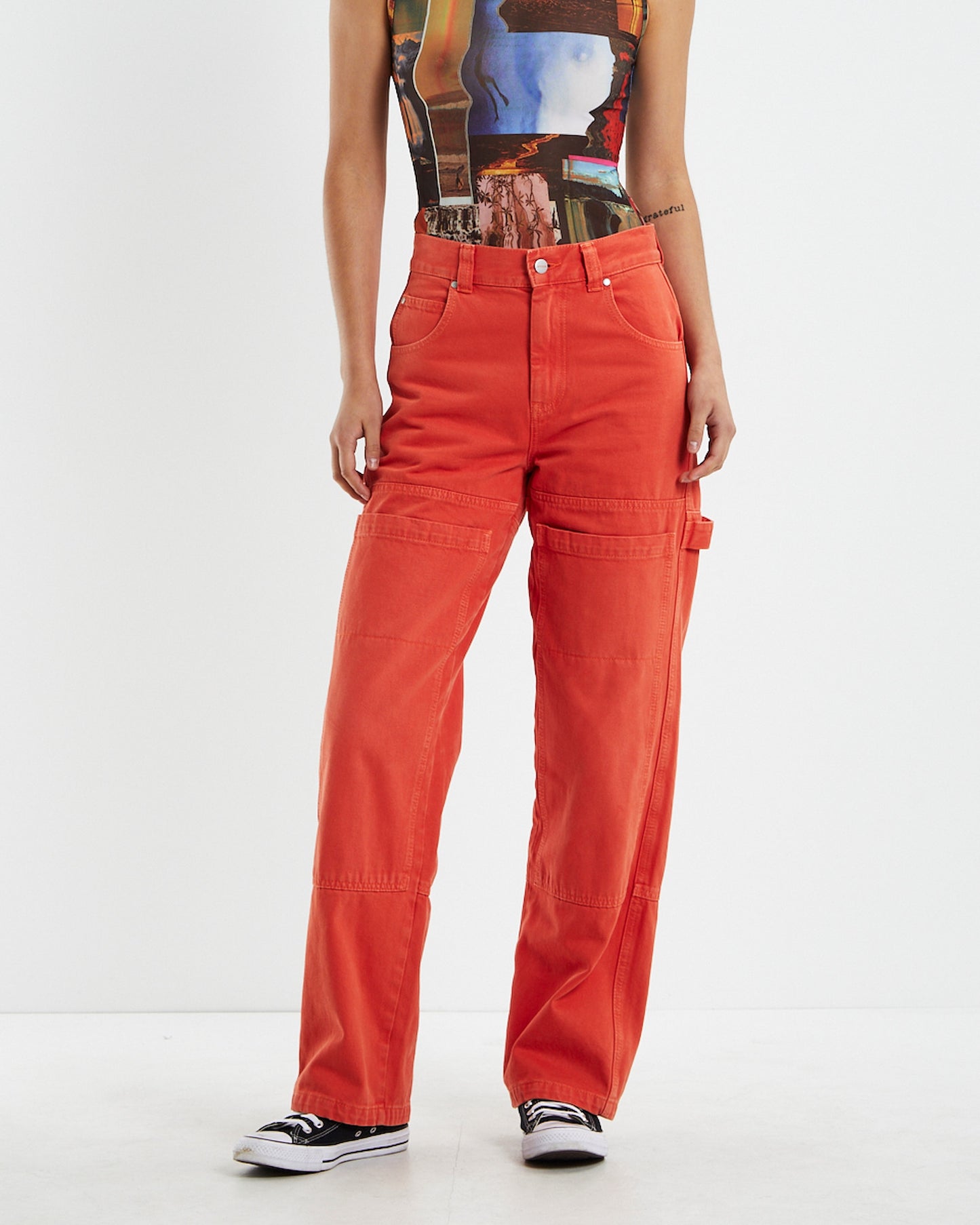 Hemp Denim Workware Jeans Orange
