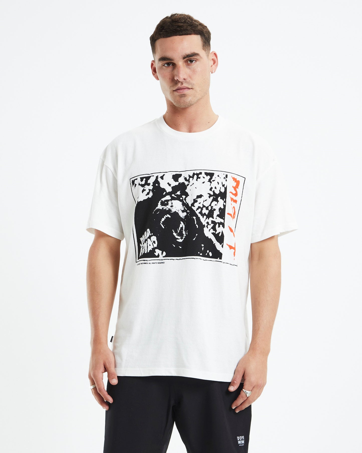 Pangolin 50/50 AAA T-Shirt Washed White
