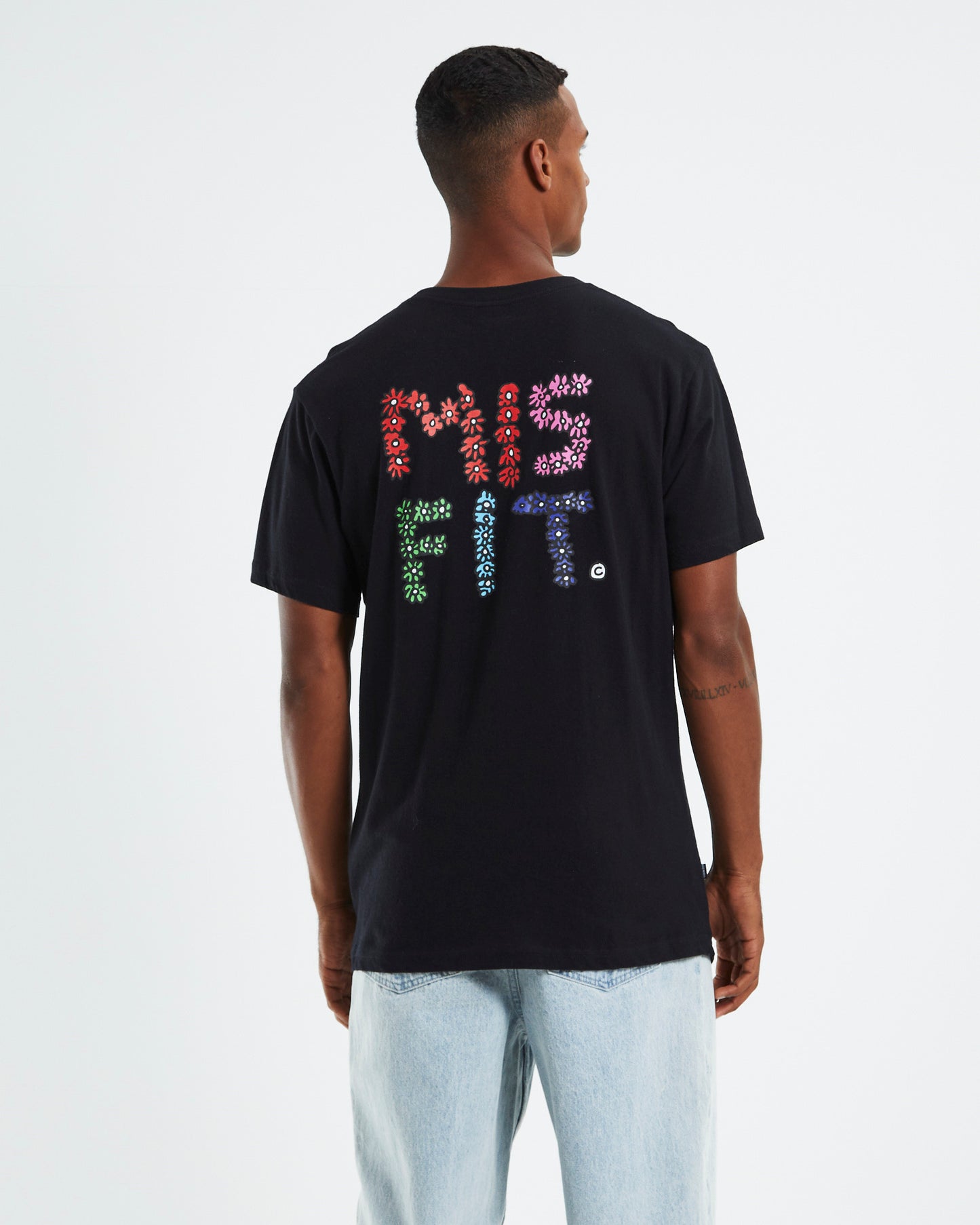 Garden Church 50/50 Short Sleeve T-Shirt Pitch Black