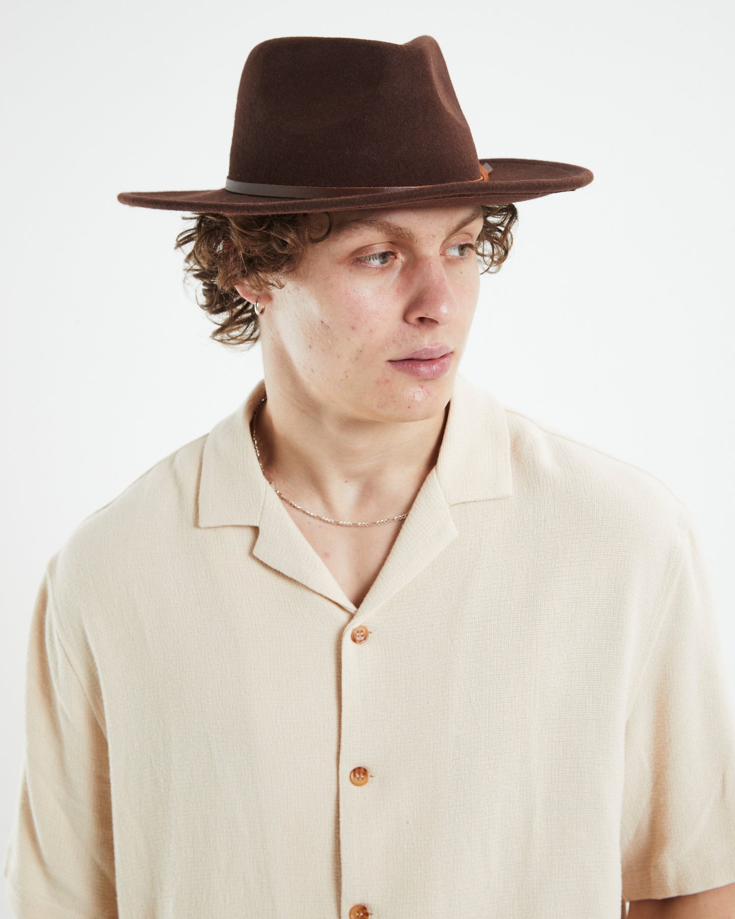 Howard Wool Fedora Cedar Brown
