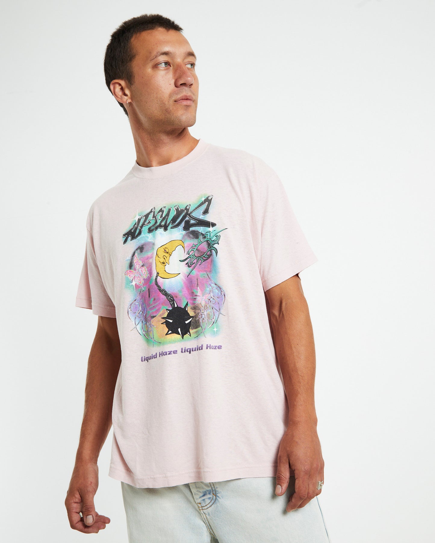 Liquid Haze T-Shirt Lotus Pink