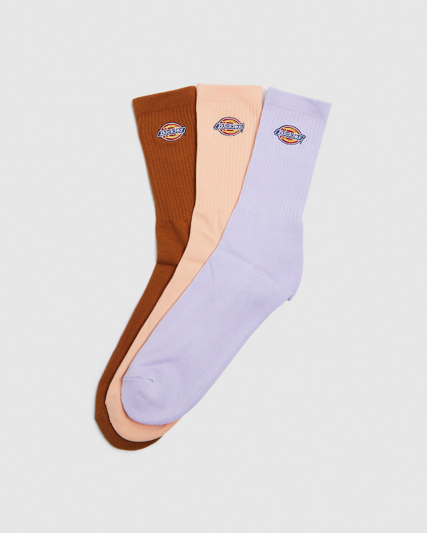 H.S. Rockwood Socks 3 Pack Charcoal/Lilac/Brown