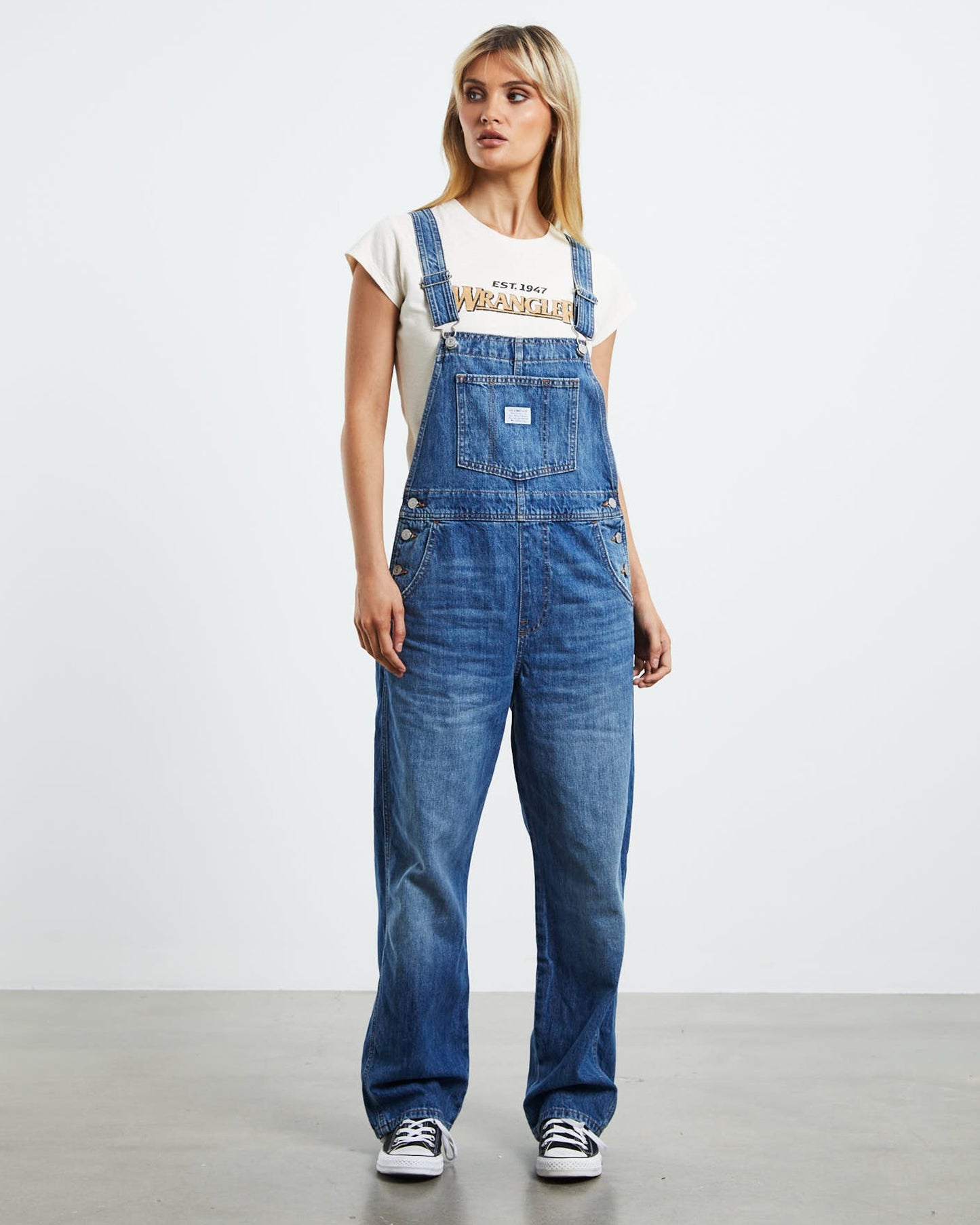 Vintage Overalls On Hiatus Blue