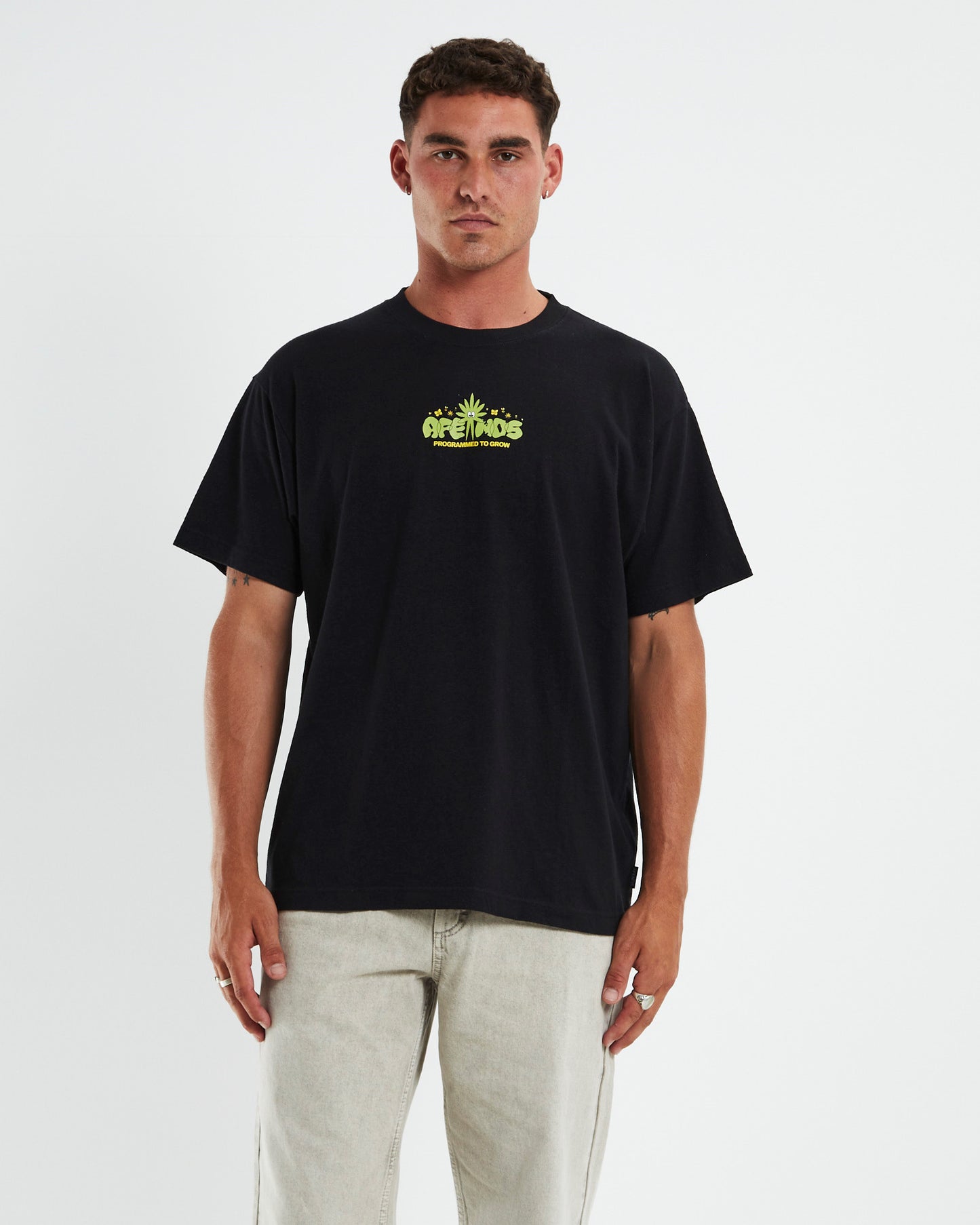 Programmed Hemp Short Sleeve T-Shirt Black