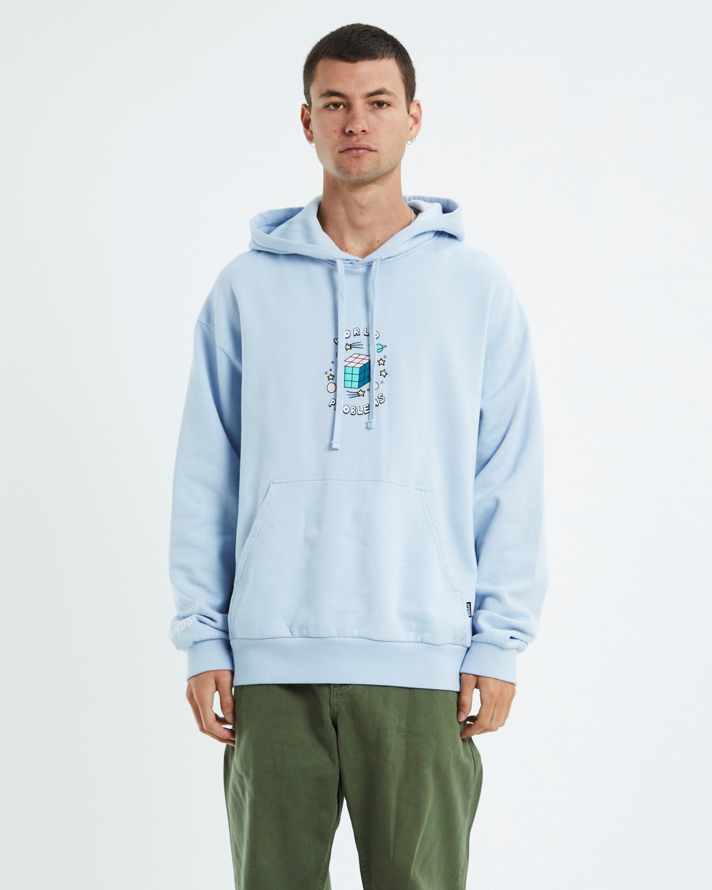 World Problems Hoodie Powder Blue