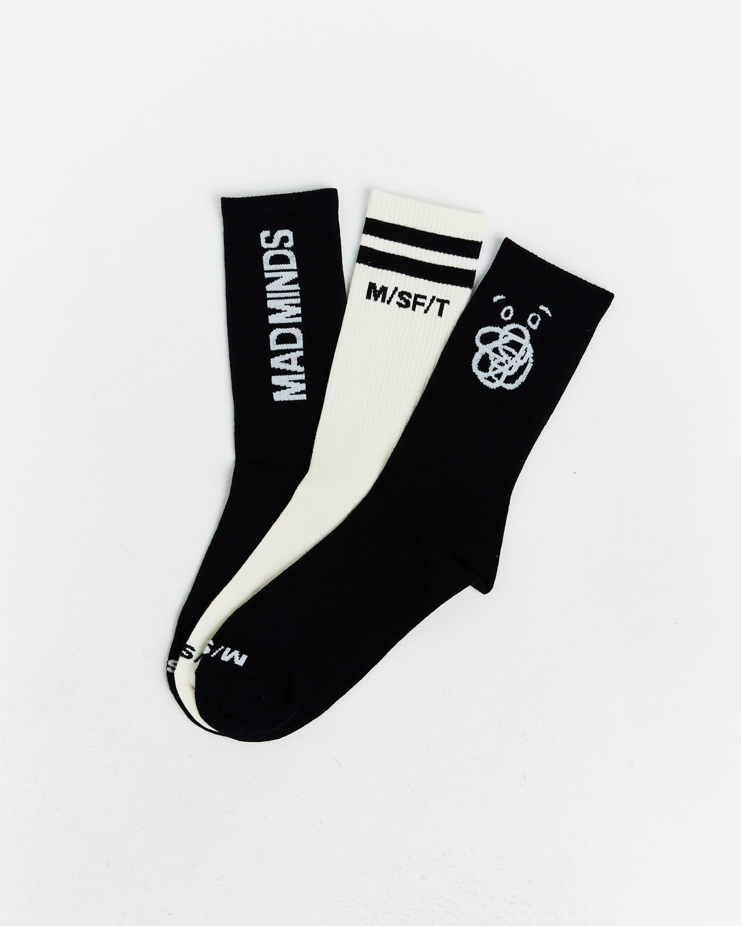 New Life Socks 3 Pack Assorted