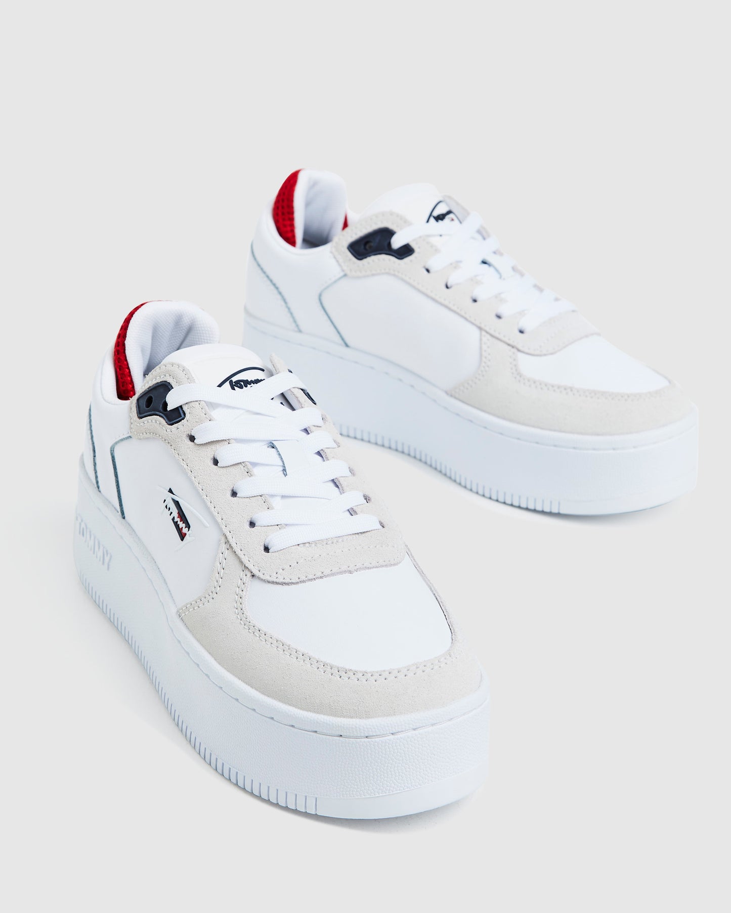 Iconic Flatform Sneakers White