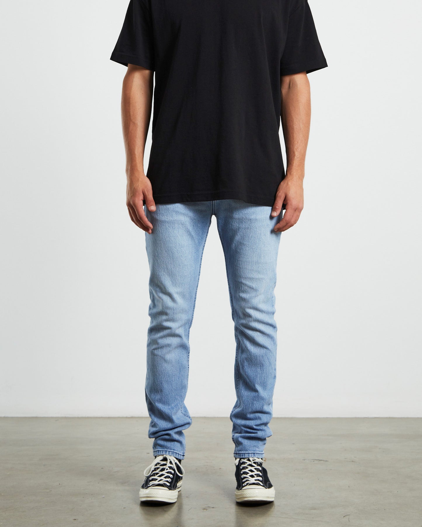Stinger Skinny Denim Jeans Stone Bleach