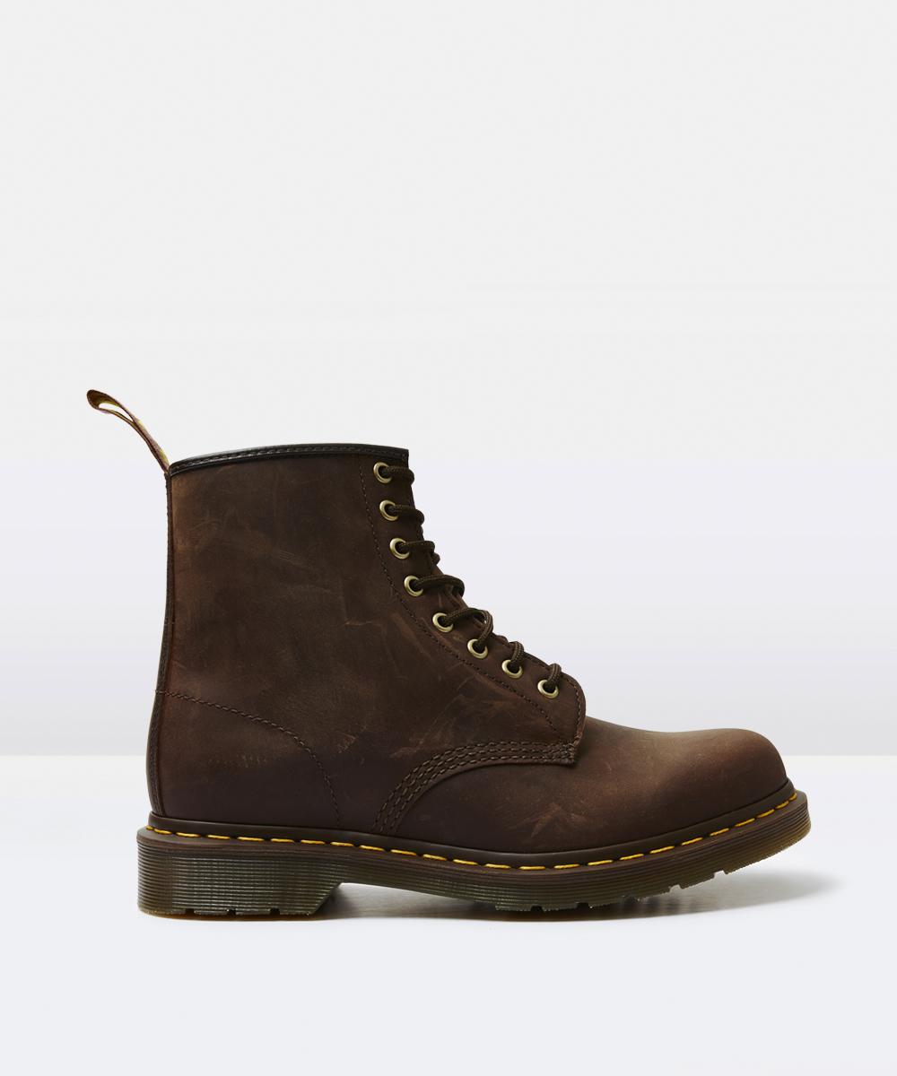 8 Eye Boots Crazyhorse Brown