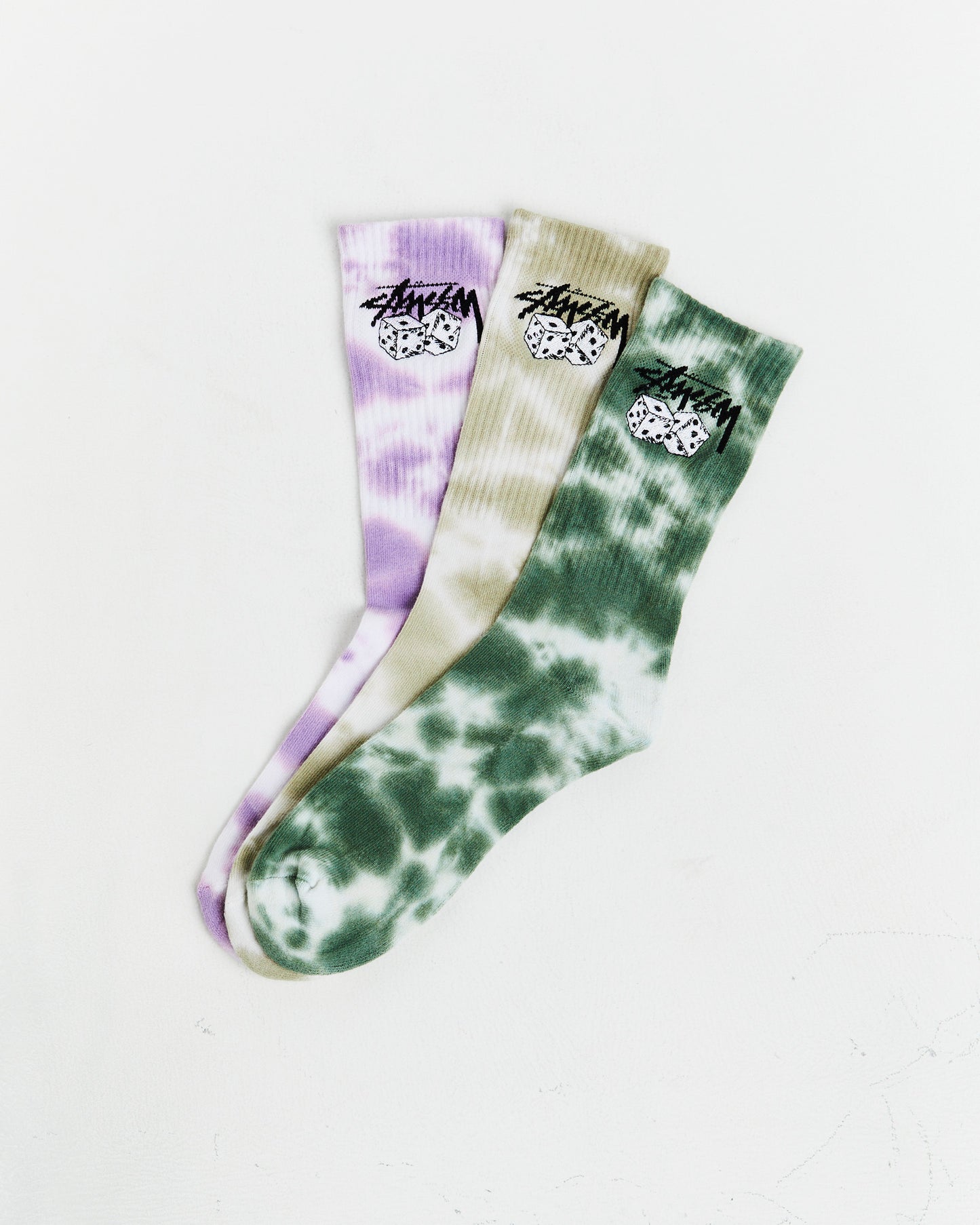 Mens Pair Of Dice Socks 3 Pack in Multi