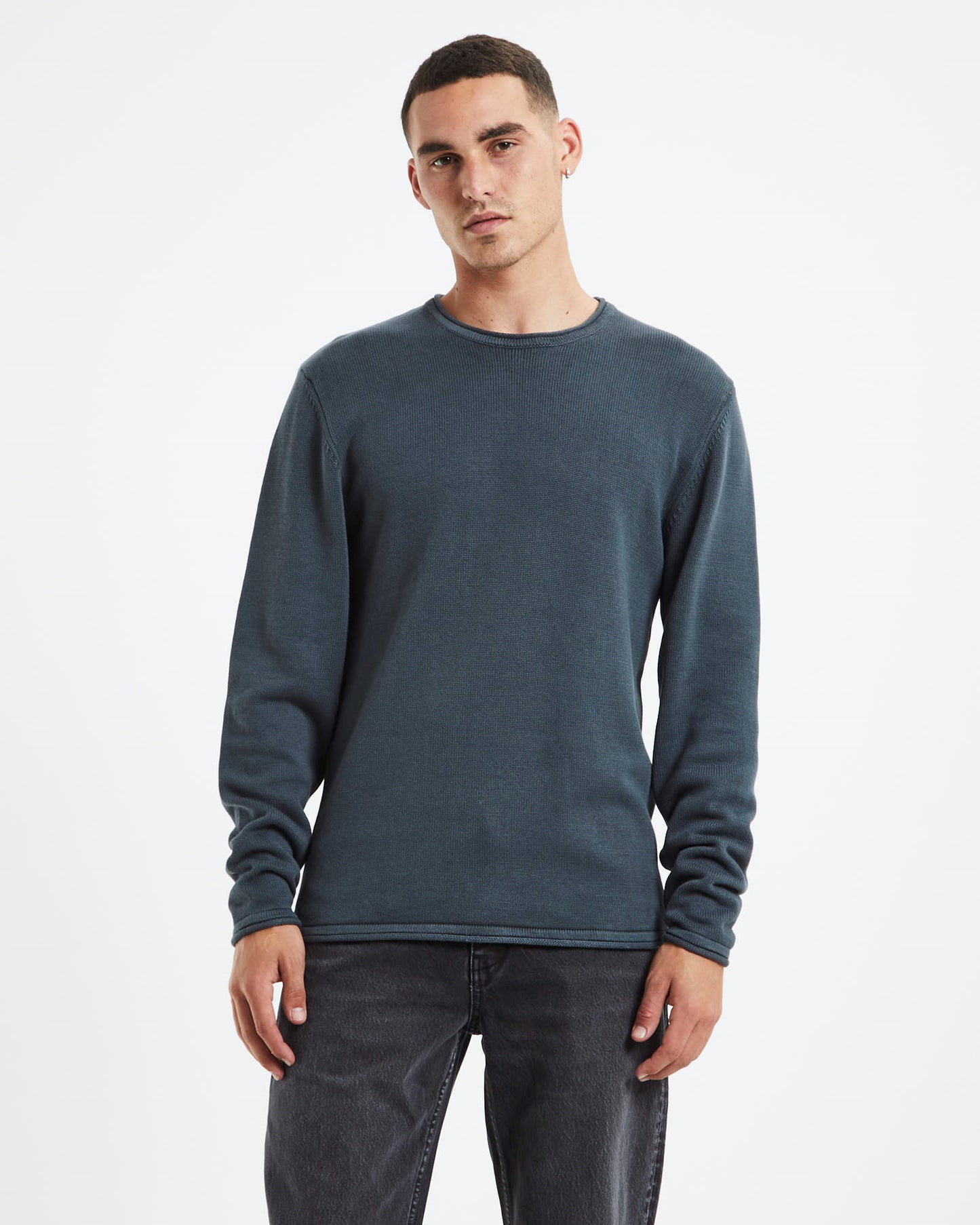 Strummer Lightweight Knit Dark Pine Green