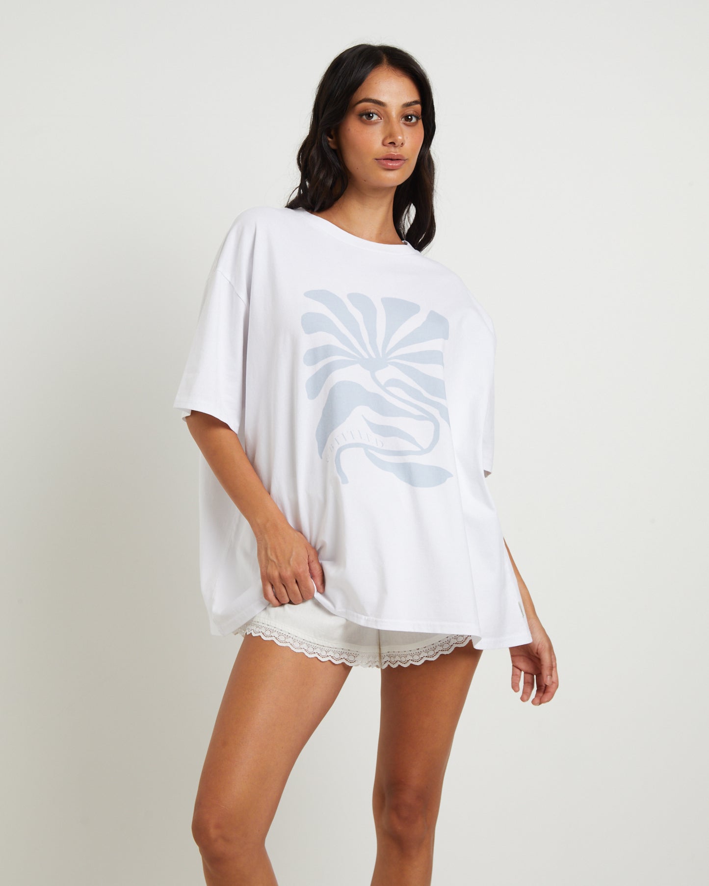 Breeze Oversized T-Shirt in White