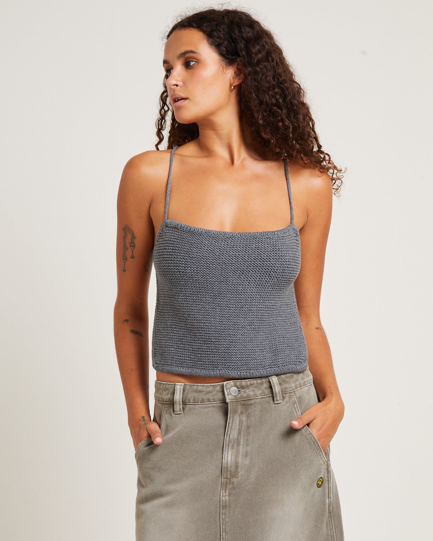Mira Crochet Pebble Top