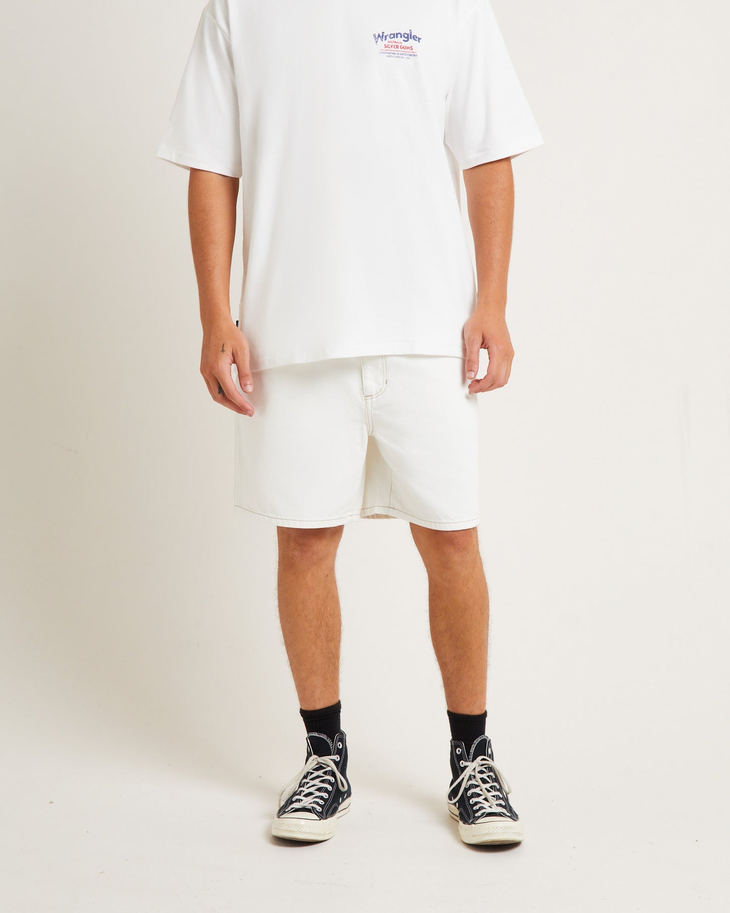 Slacker Denim Shorts in Ghostfire