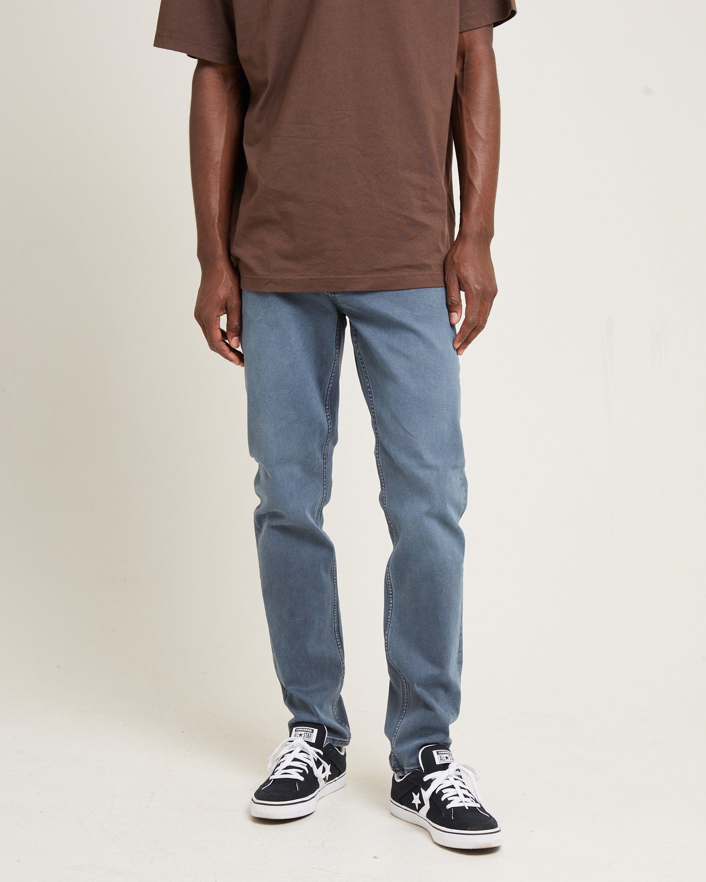 Ray Tapered Denim Jeans Mercury