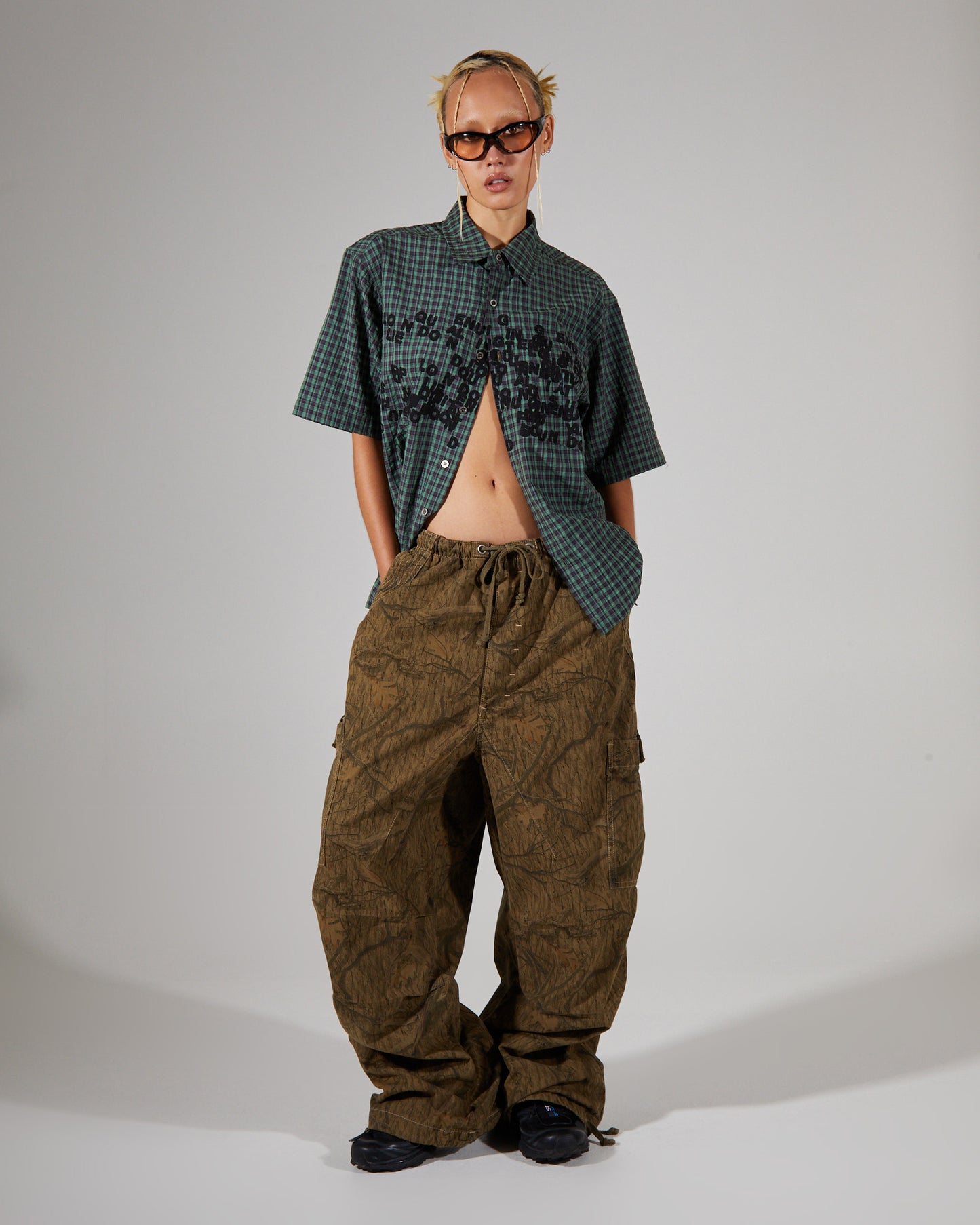 Parachute Pants Forest Camo