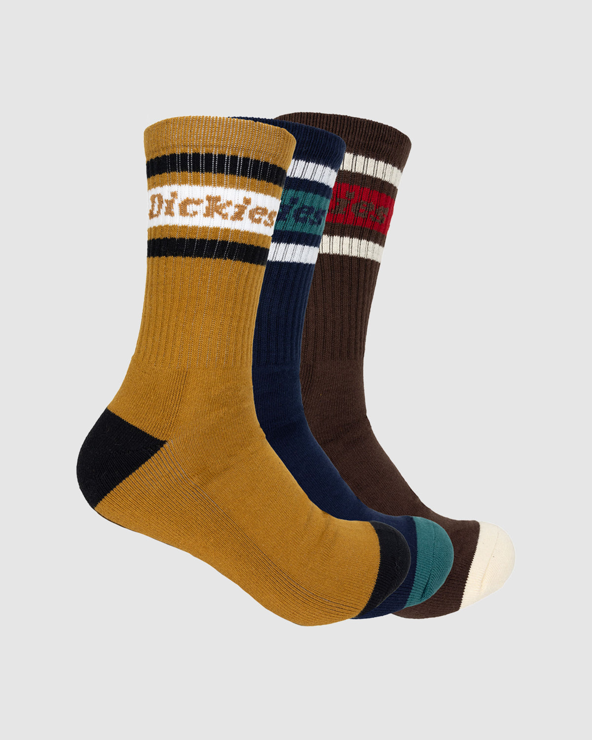 Standard 3-Pack Socks BROWN DUCK/NAVY/BROWN