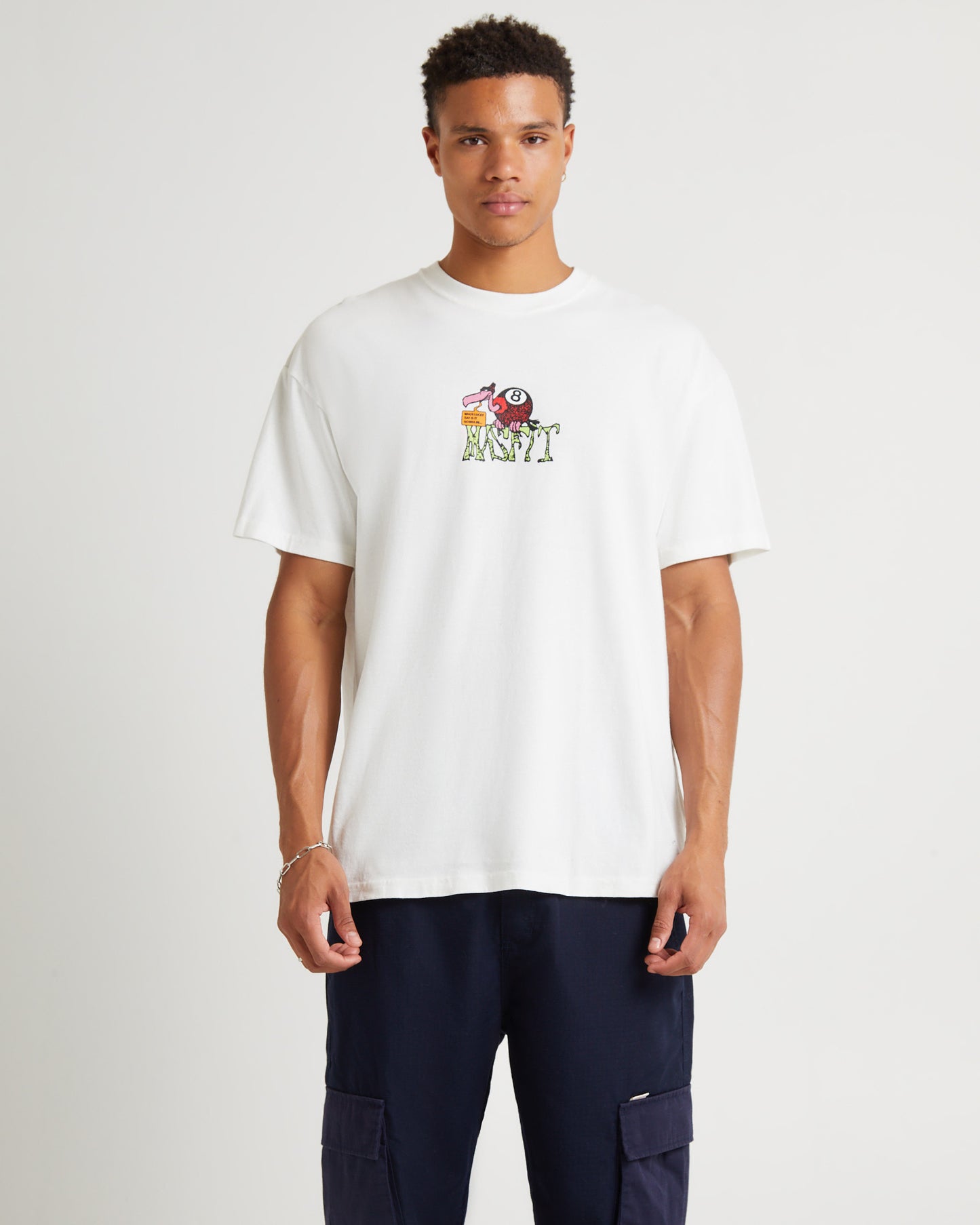 Sheer Luck Short Sleeve T-Shirt Thrift White
