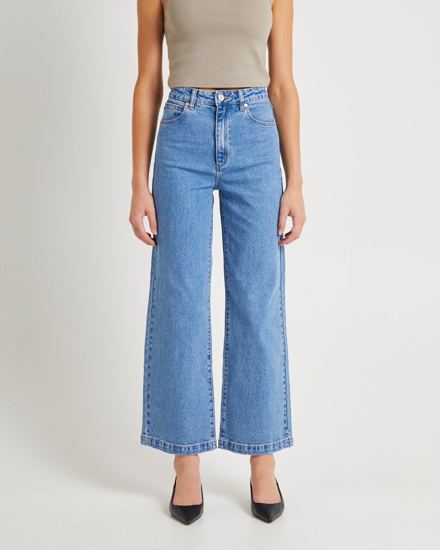 94 High & Wide Petite Denim Jeans Debbie