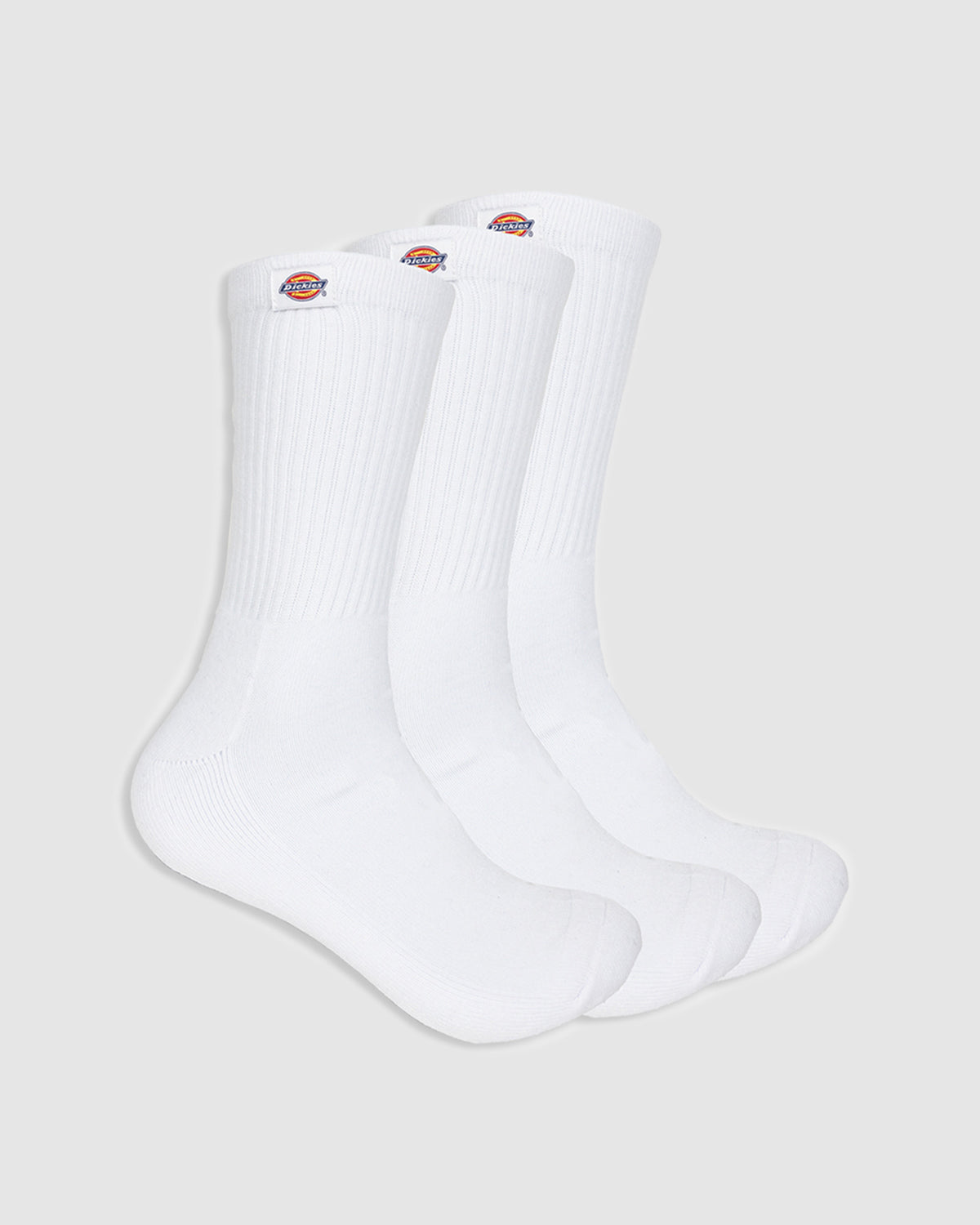 Classic Label 3-Pack Crew Socks WHITE