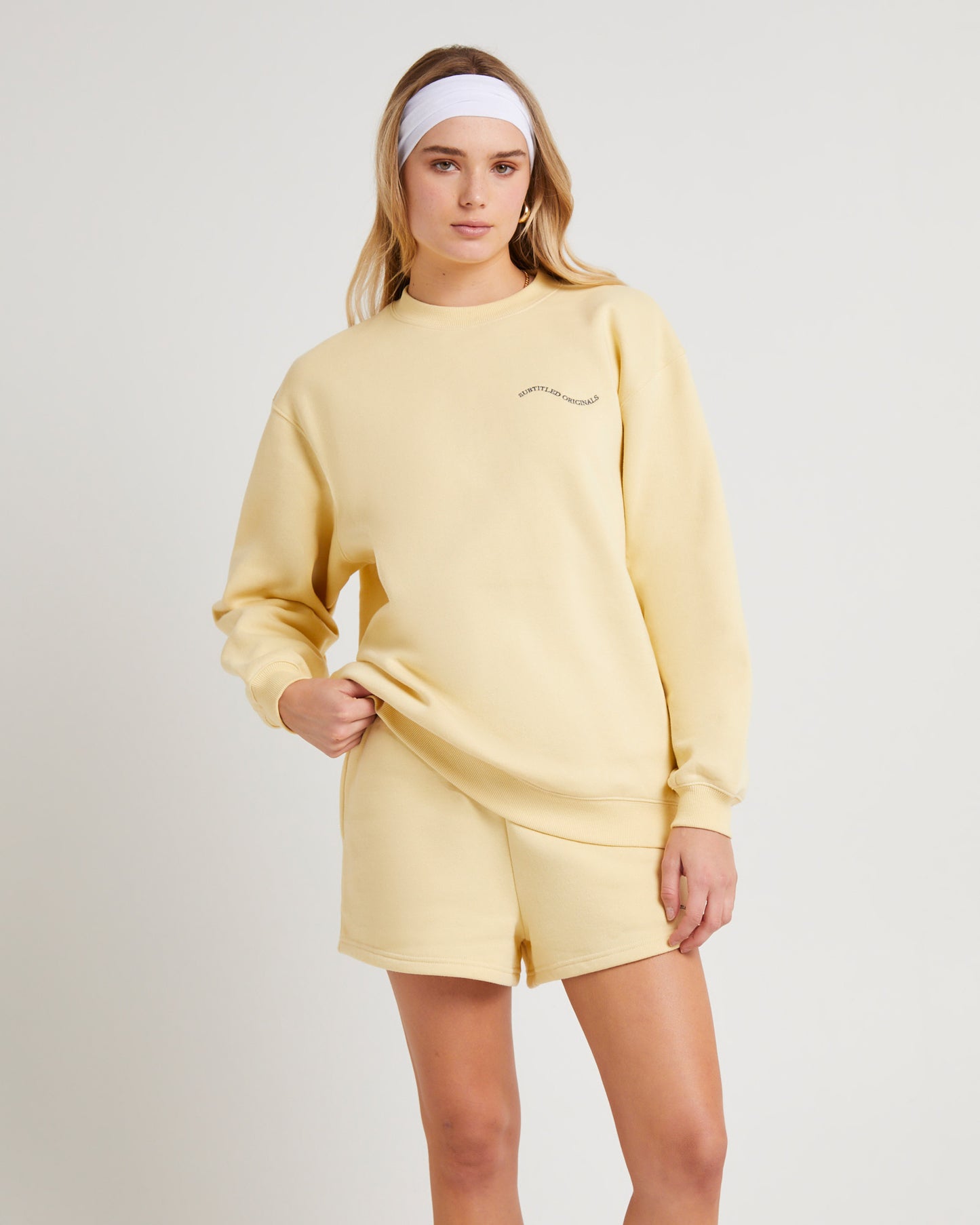 Oversized Wave Origin Fleece Jumper
