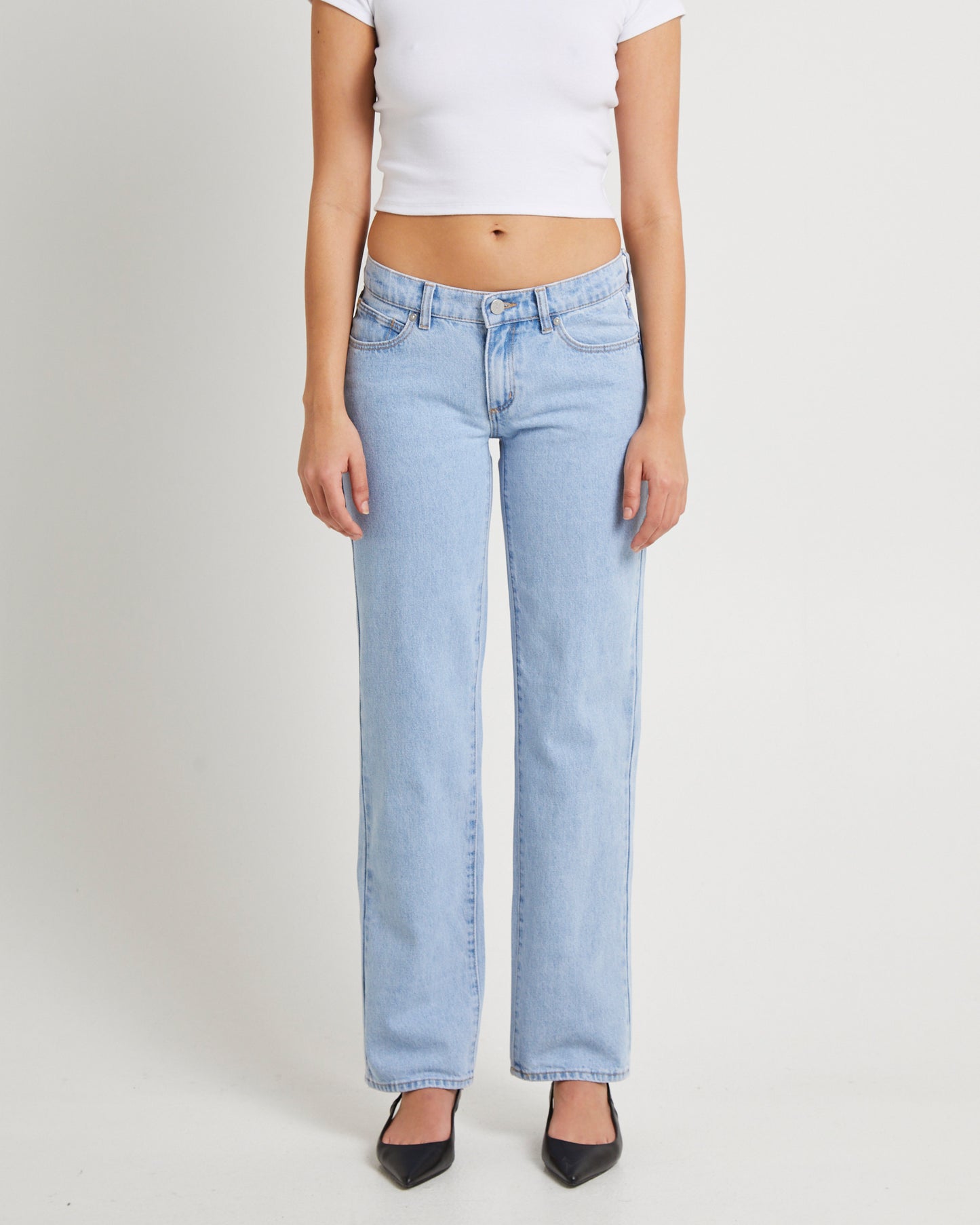 99 Low Straight Denim Jeans Kendall