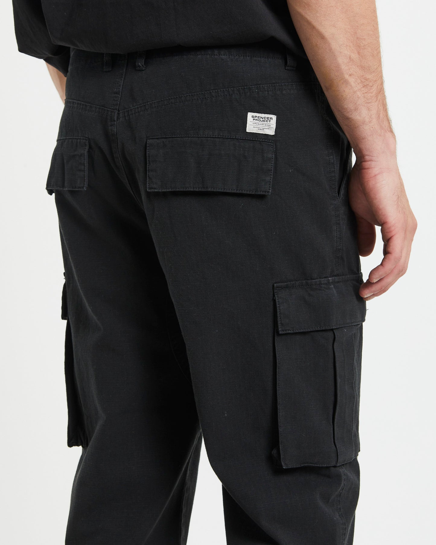 Ripstop Cargo Pants Black
