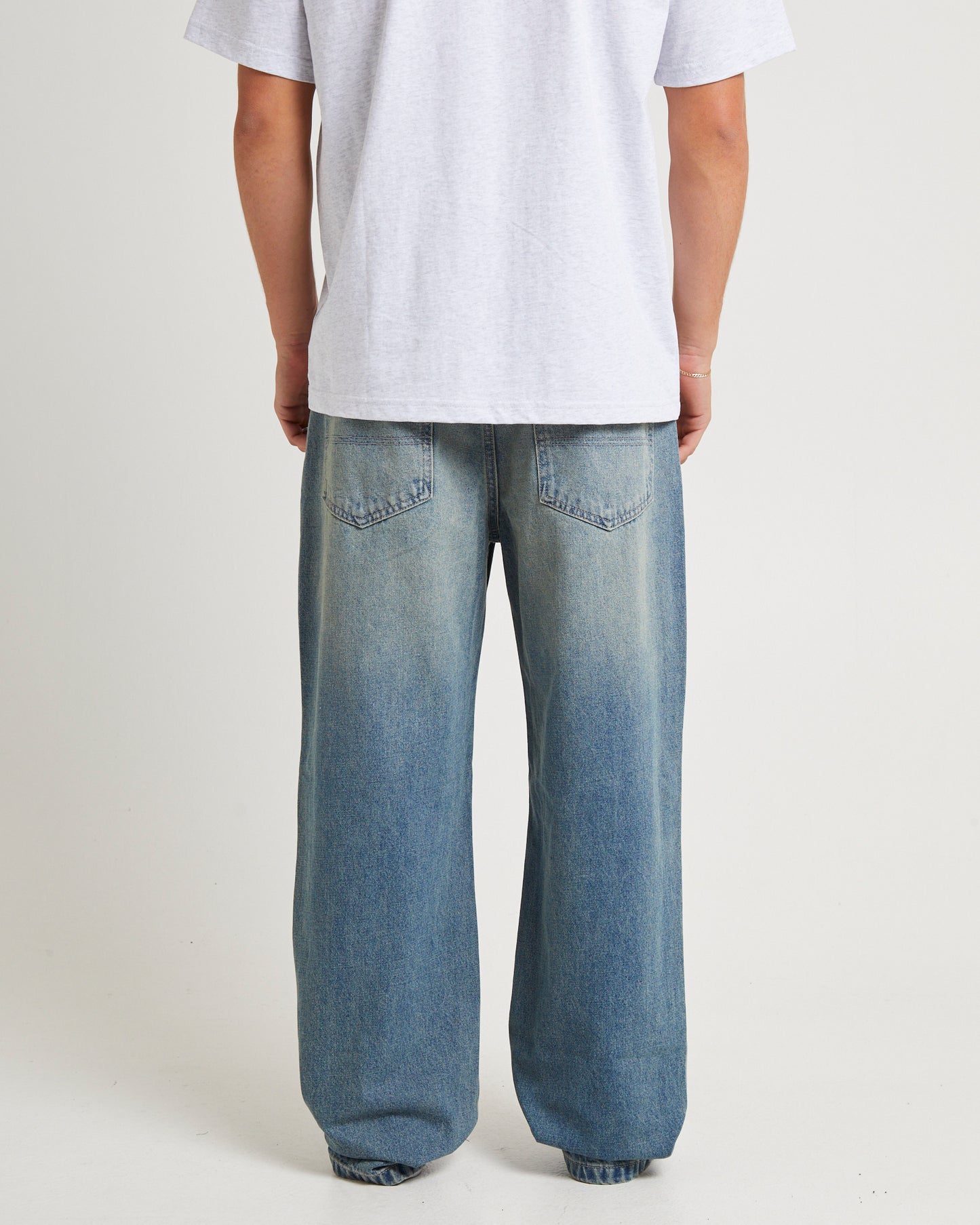 A5 Baggy Denim Jeans Carson Indigo
