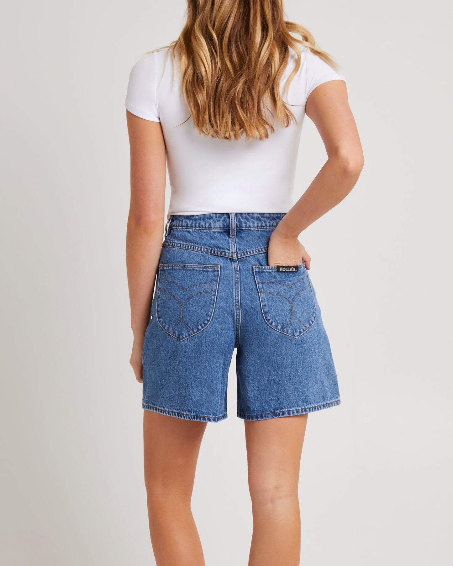 Super Mirage Denim Shorts Evie