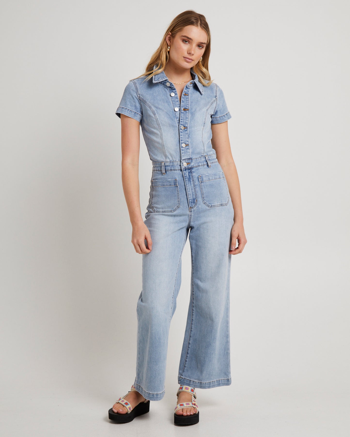 Sailor Denim Jumpsuit