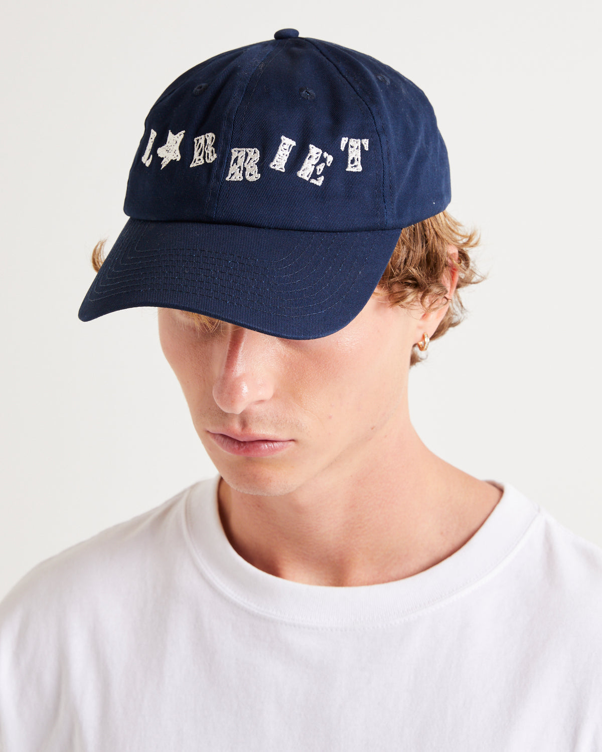 Stencil Cap Navy