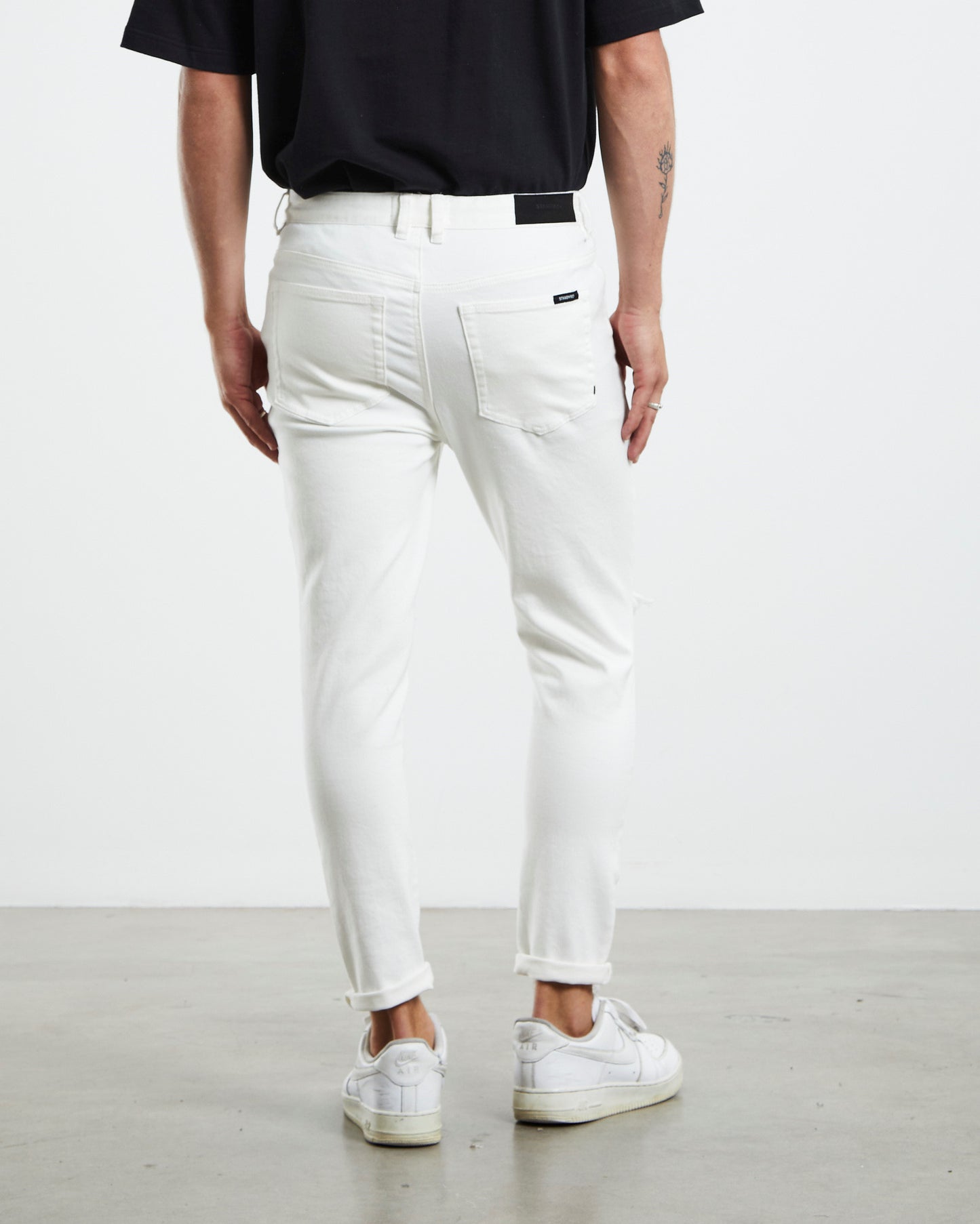 Offset Jeans White