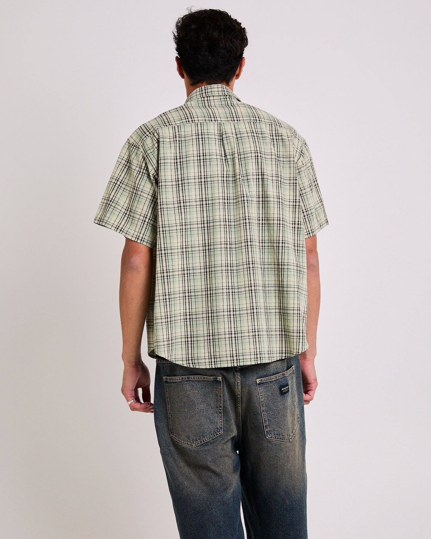 Ground Plaid Short Sleeve Shirt