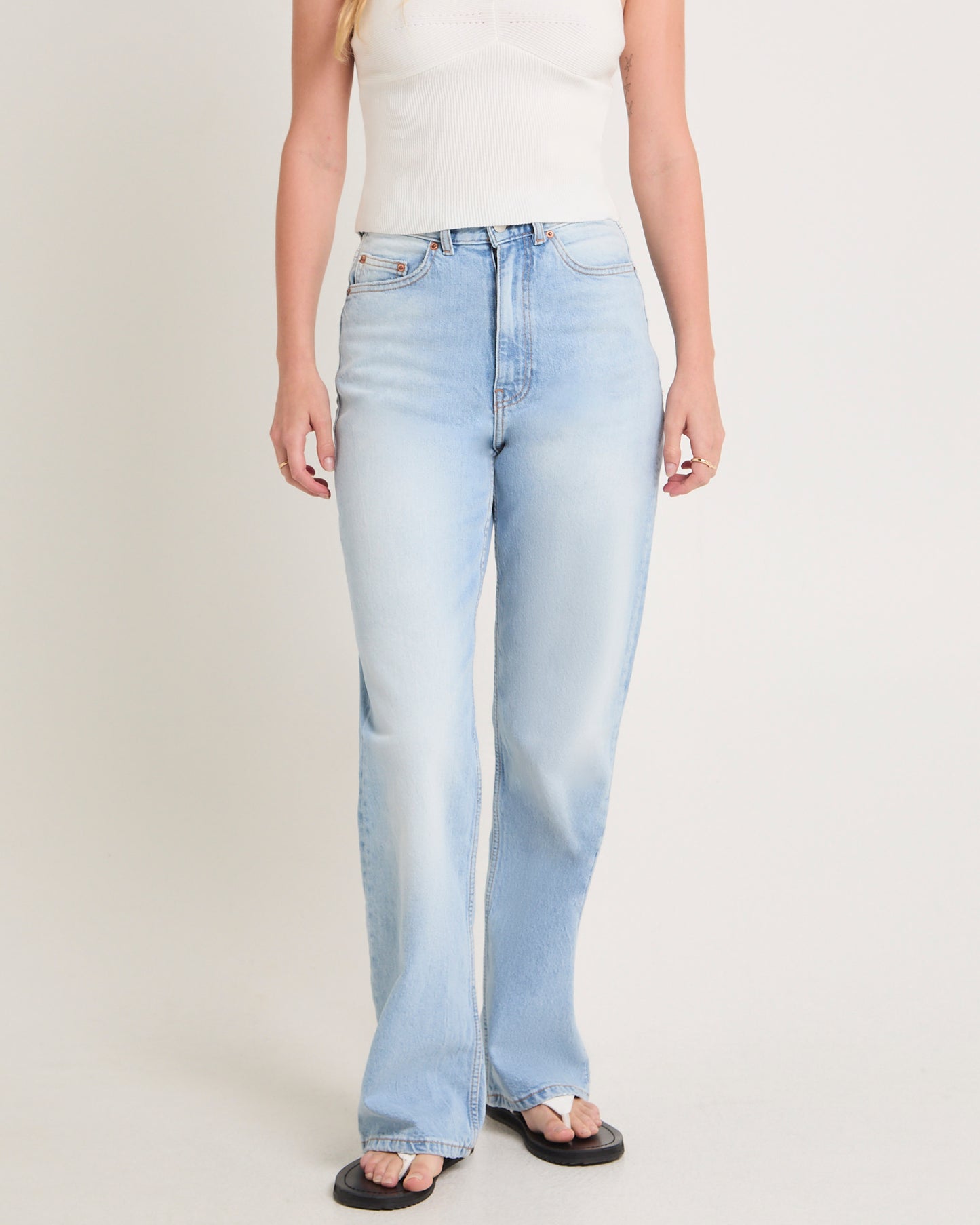 Echo Straight Denim Jeans Bay Sky Fade