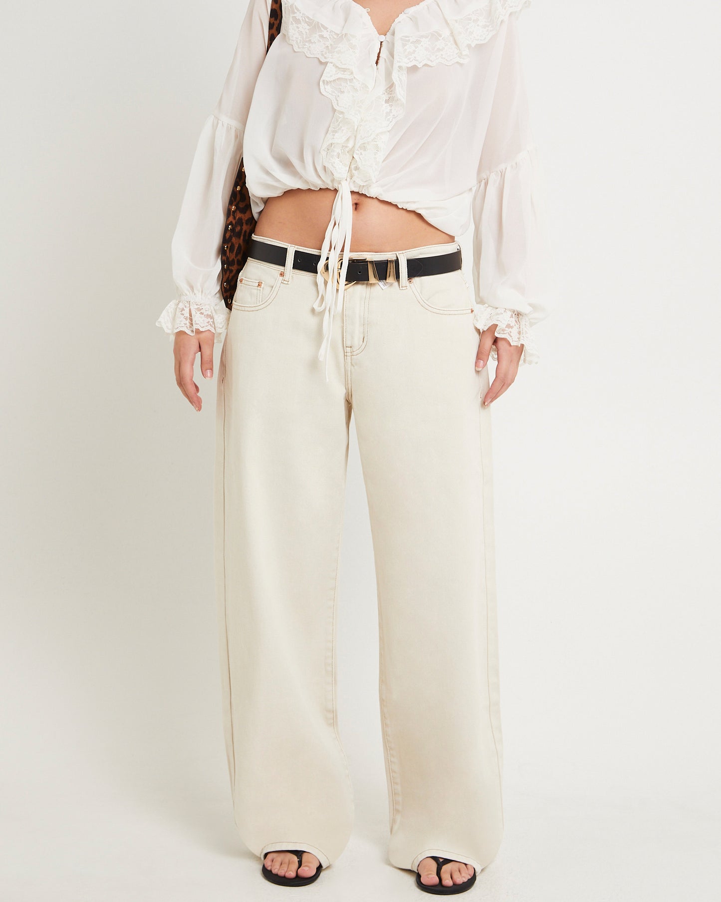 Maylee Low Rise Relaxed Denim Jeans